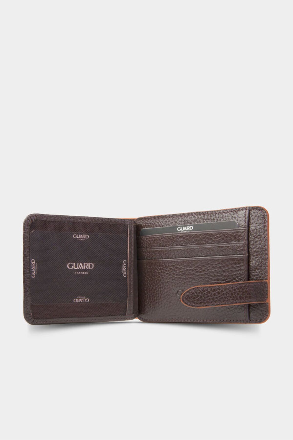 GUARD-Brown Leather Card Holder - Grd2403xw22229 3
