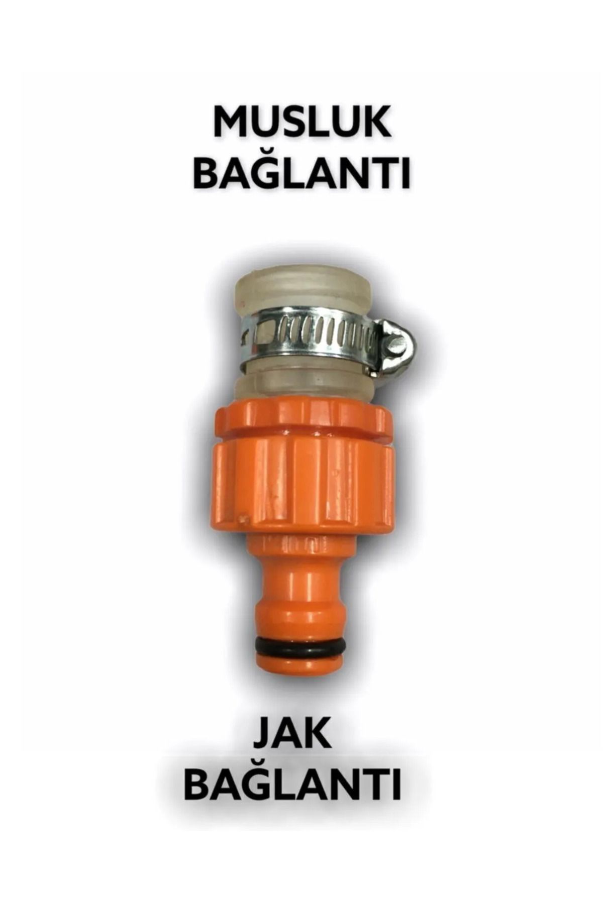 garaccu Uzun Ömürlü Dayanıklı Otomatik Kelepçeli Musluk Bağlantı Aparatı 1/2 Jaka Uyumludur