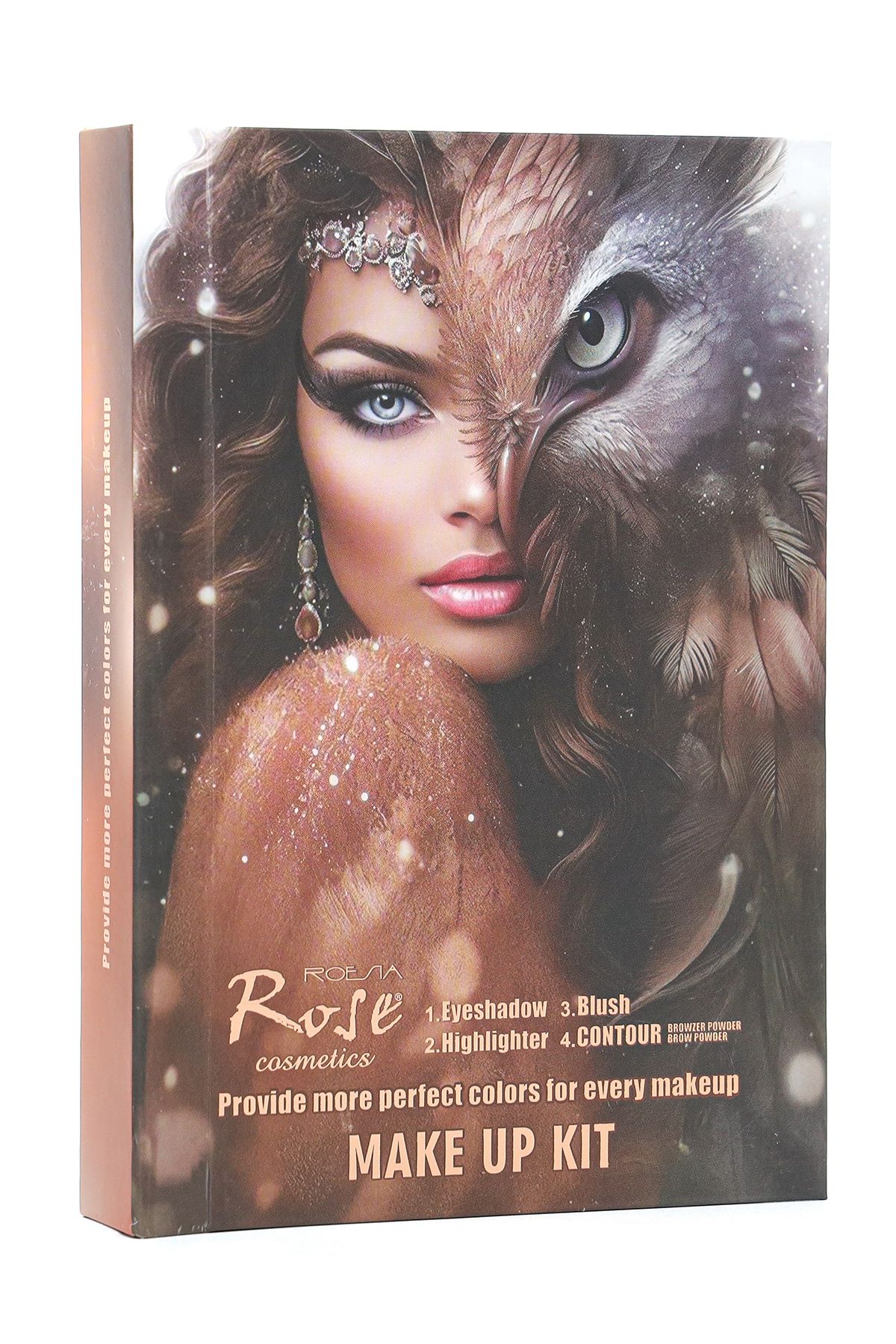 Cosha Beauty Rose Baykuş Make Up Kit 43 Renkli Çok Fonksiyonlu Defter Model Makyaj Seti