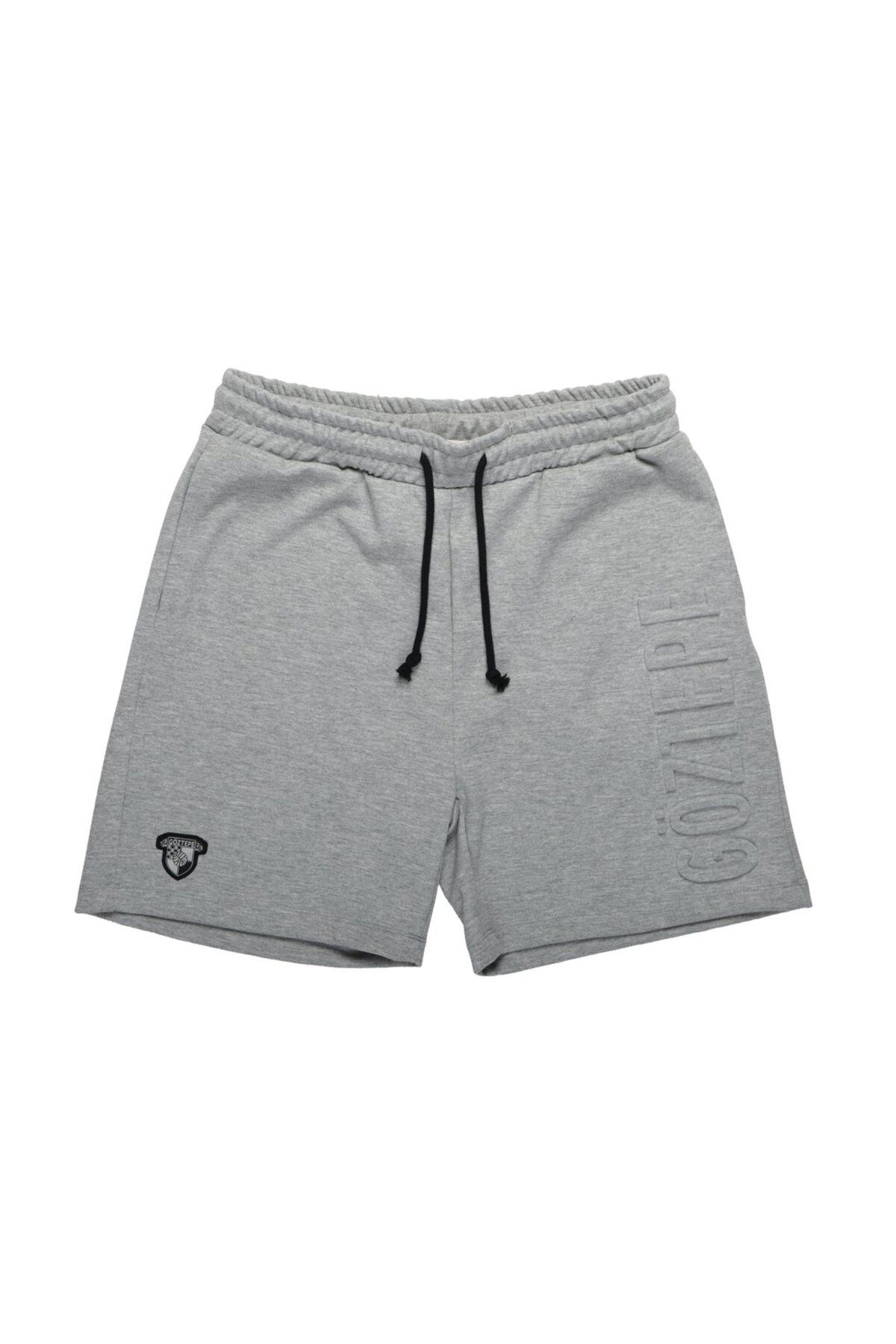 GOZGOZ-Göztepe basic gray shorts 1