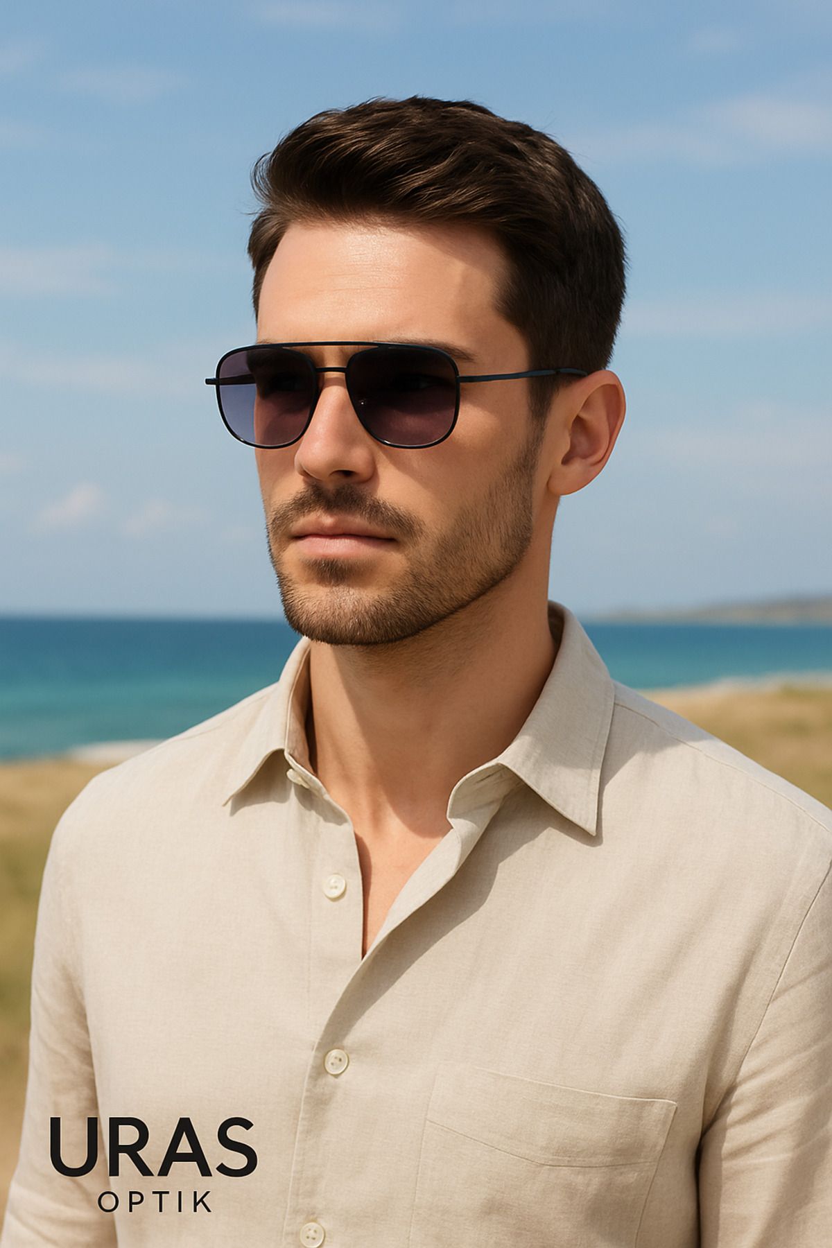 Rline Exclusive RLİNE MAT SİYAH GÜNEŞ GÖZLÜĞÜ
