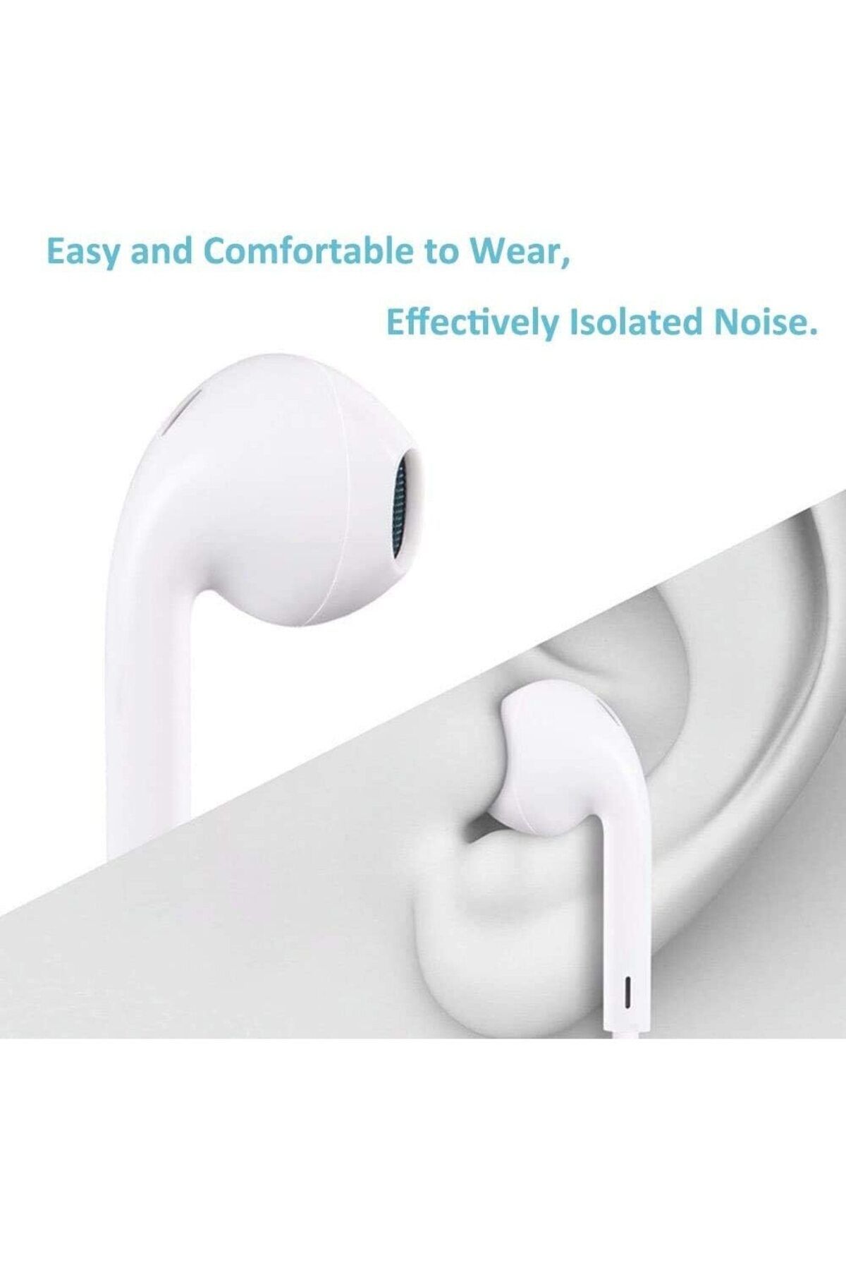 MACVI-Macvi® headphones with microphone and volume control, noise-isolating, compatible with iPhone 2