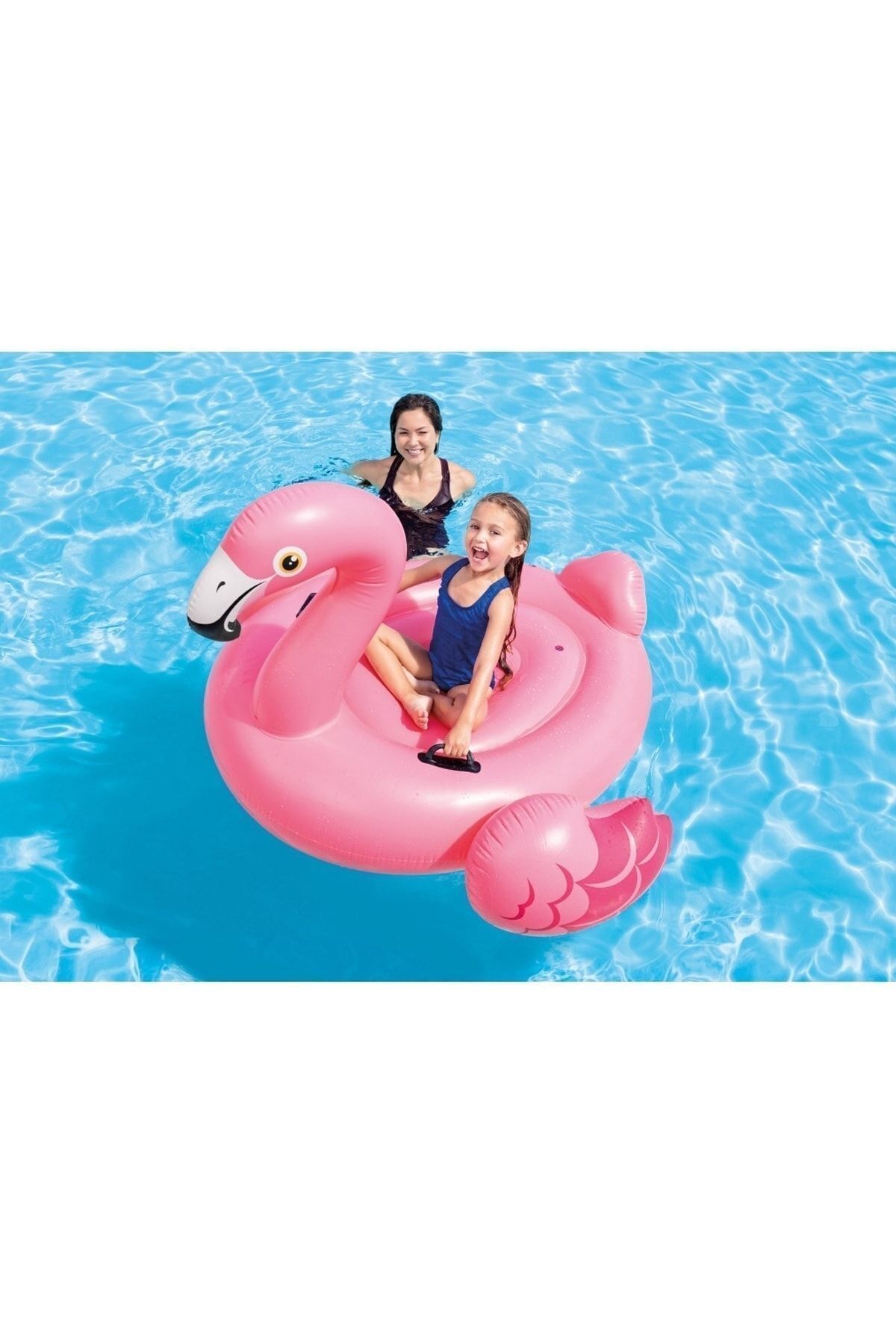 NillyToys IBN57558 Flamingo Binici - Tutmaçlı Ada Havuz Plaj Aktivite 178x135 cm