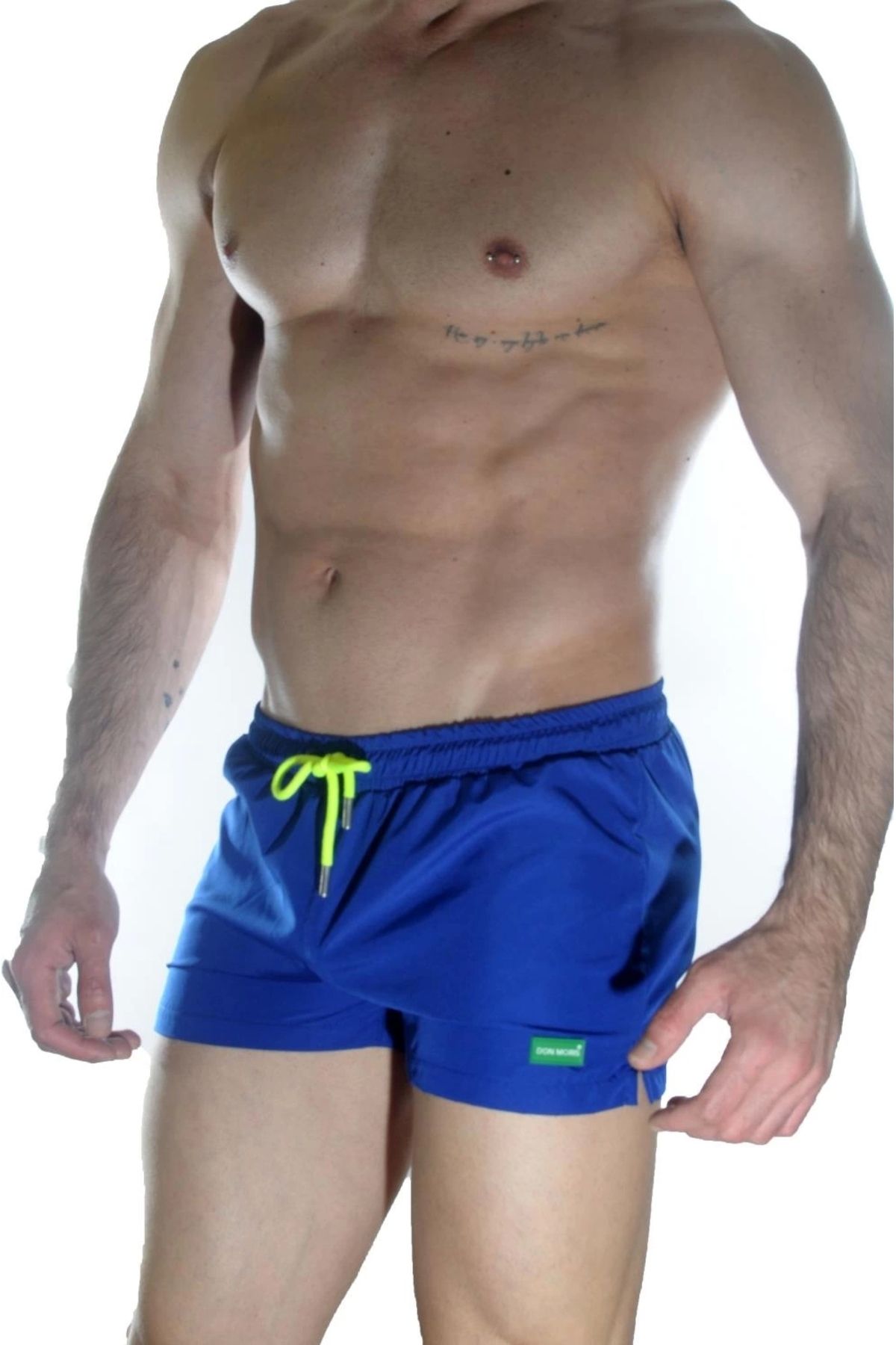 GiyimCity Erkek Mavi Mini Mayo Short
