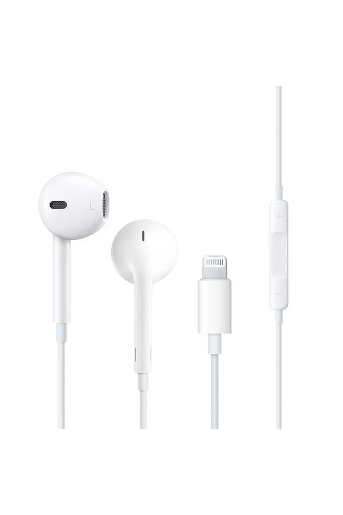 Sarftech İphone 14/13/12/11/xs/x/7/8 Serileri Uyumlu Iphone Kablolu Kulaklık Lighting Tak Çalıştır Kulaklık