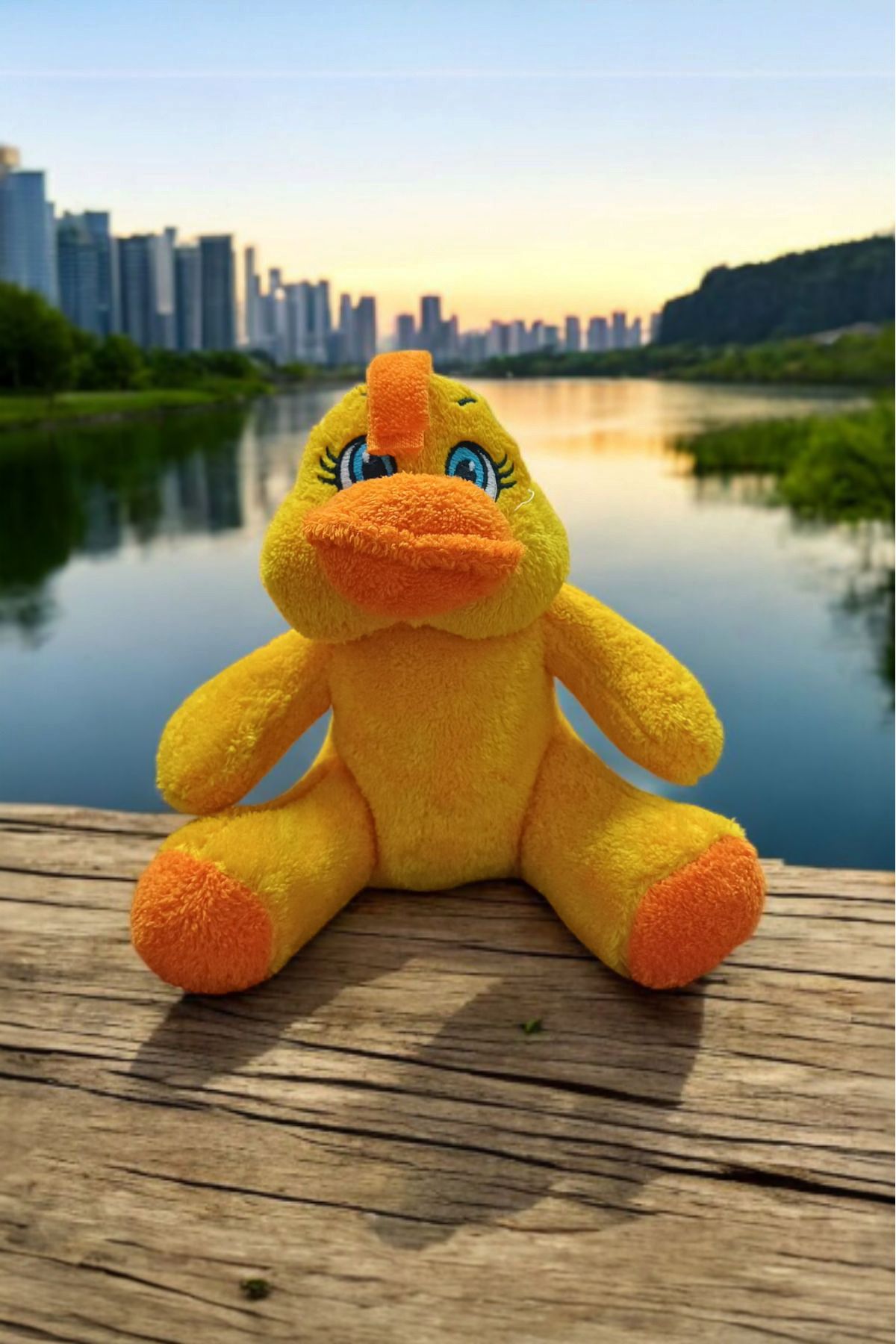BlcBoutique Sevimli Sarı Ördek Peluş Oyuncak