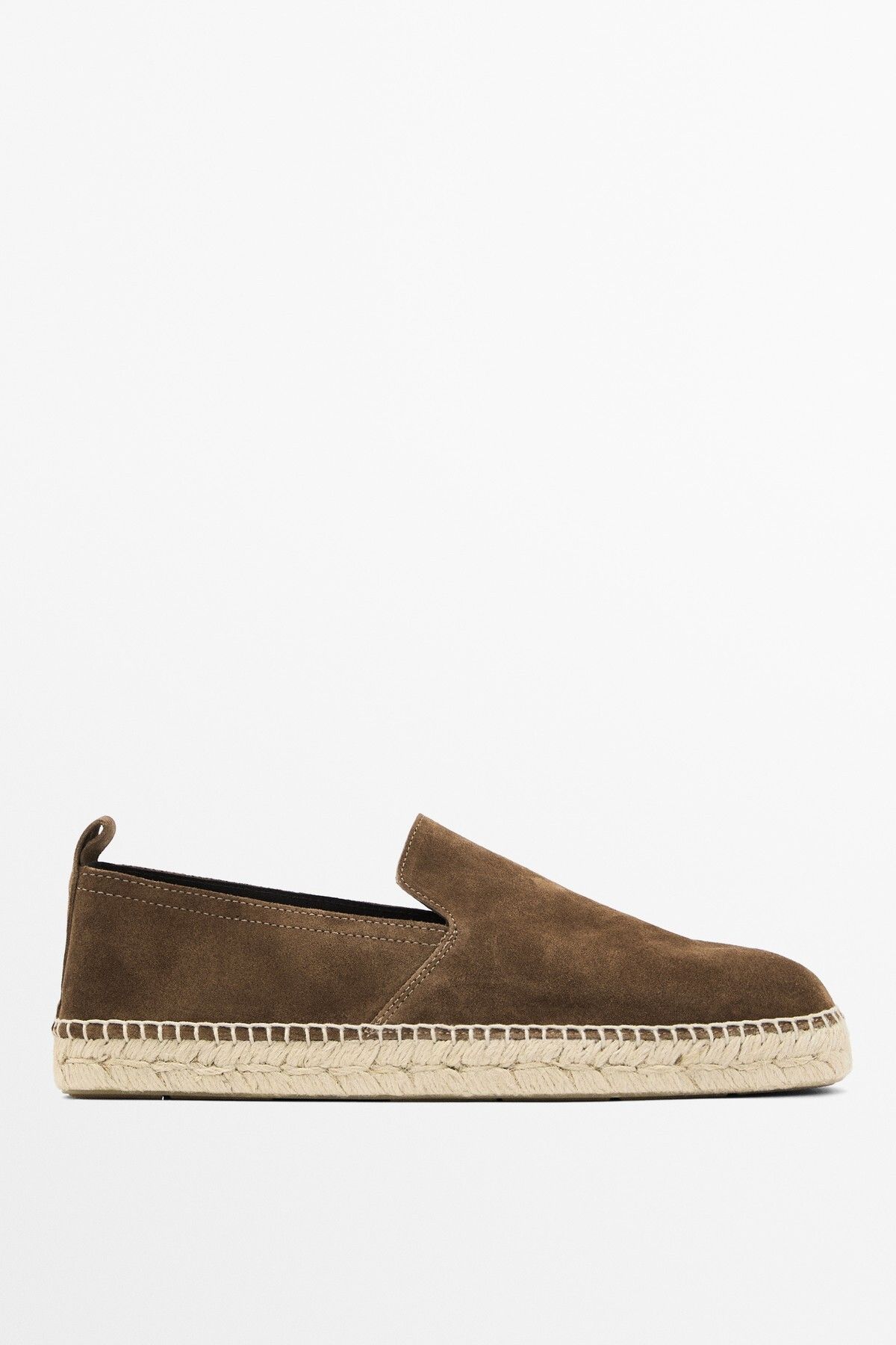 Massimo Dutti Kalın süet espadril