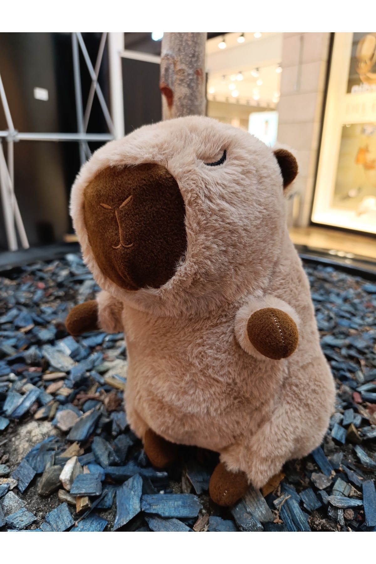 Şeker Adası Sevimli Peluş Kapibara 30 cm Uyku Ve Oyun Arkadaşı Capibara Hayvan Oyuncak