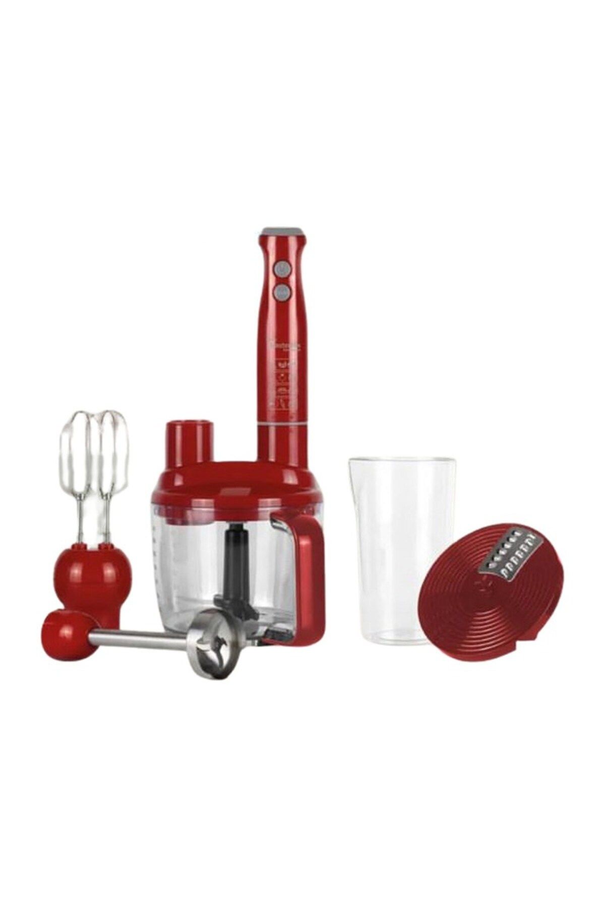 İhlas Aura MasterMix Kırmızı 1500 W Blender Seti
