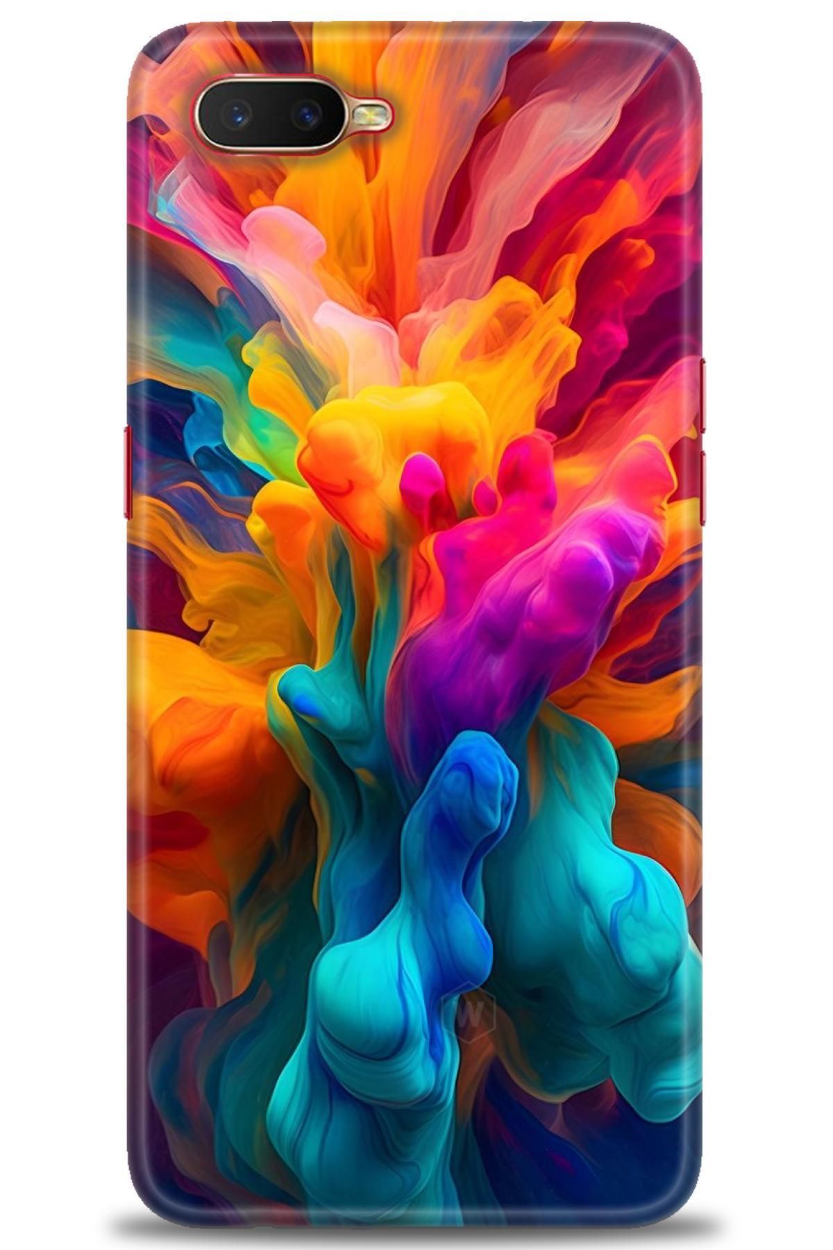 OPPO RX17 Neo İle Tam Uyumlu HD Baskılı Desenli Kılıf - Oppo - 43