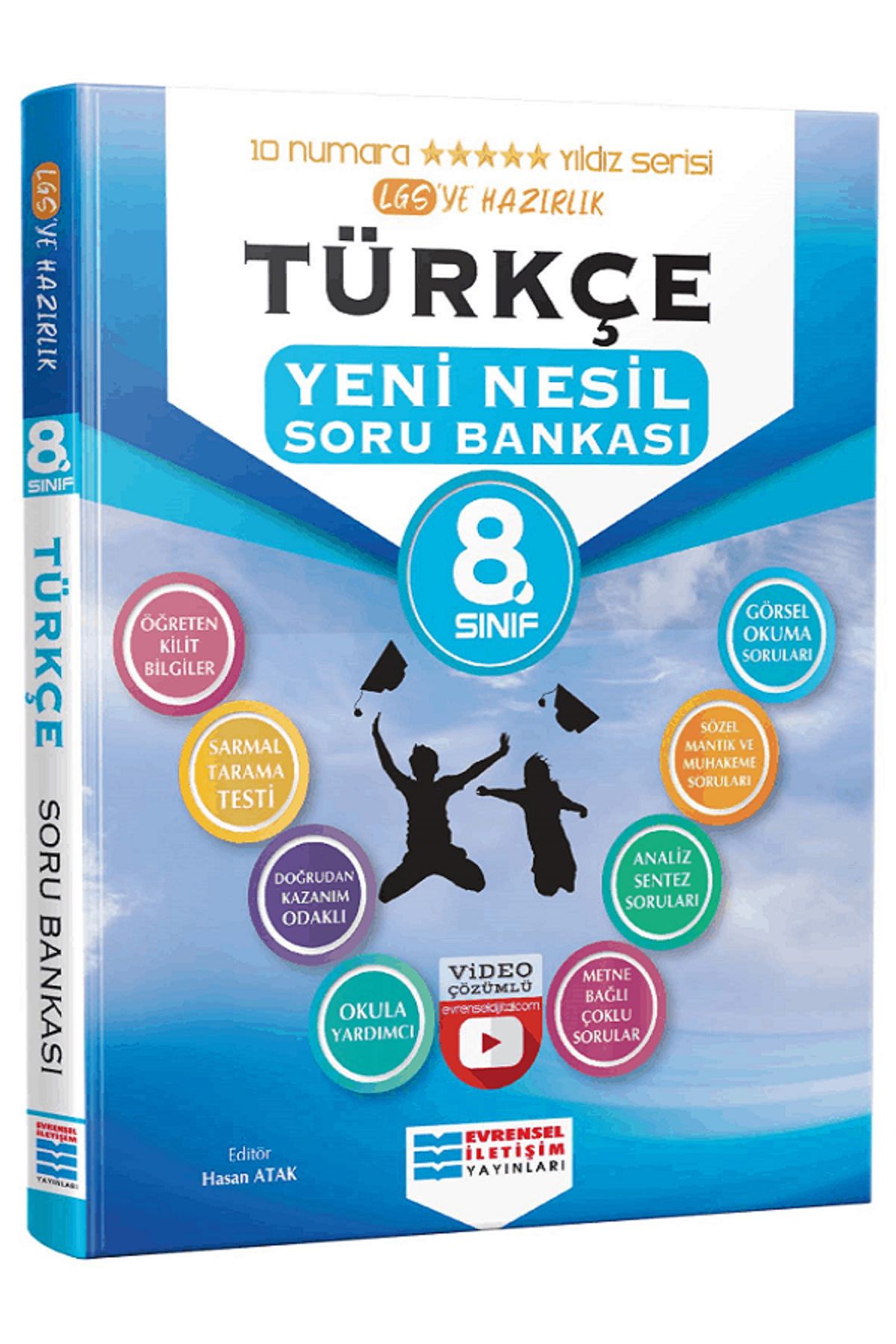 Evrensel İletişim Yayınları 8.Sınıf Evrensel İletişim TÜRKÇE Soru Bankası / Öğreten Kilit Bilgiler - Video Çözümlü