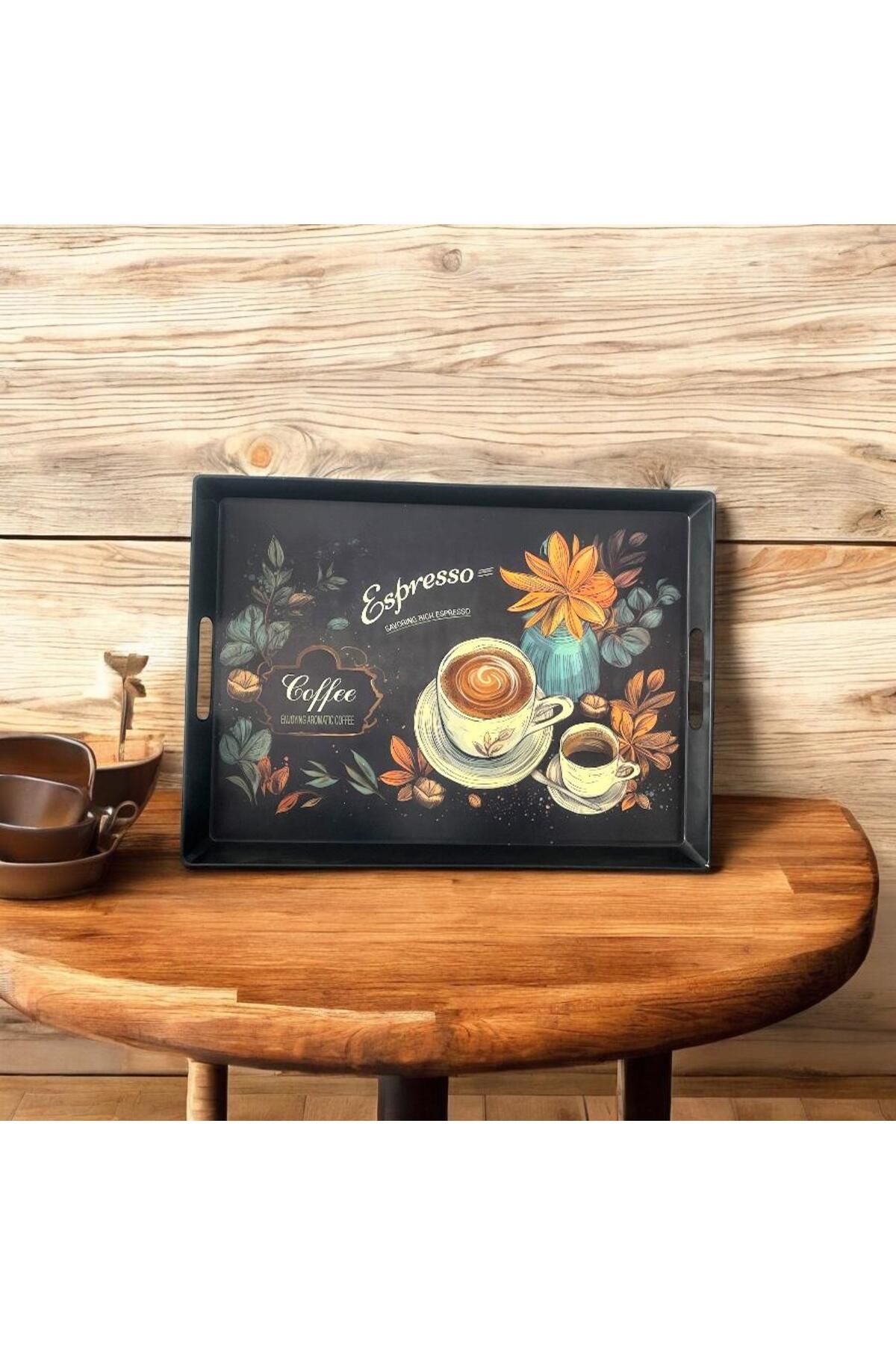 Revello TEPSİ SUNUM TEPSİSİ HEDİYELİK ÇEYİZ TEPSİSİ NİŞAN TEPSİSİ SÖZ TEPSİSİ BUGÜN KARGODA MODERN30X28 CM