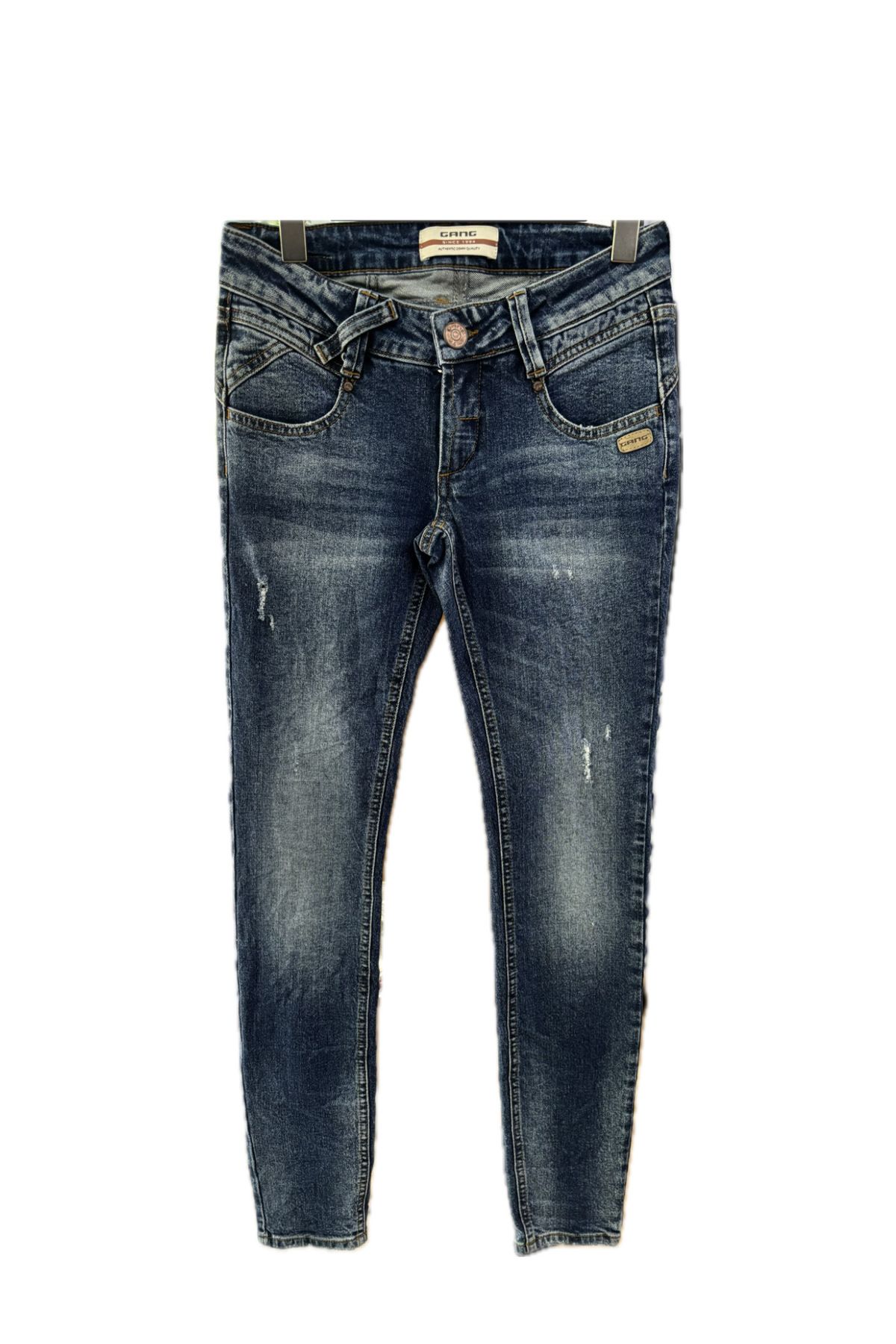 YONGA'S BOUTİQUE Mavi Taşlama Detaylı Skinny Jeans