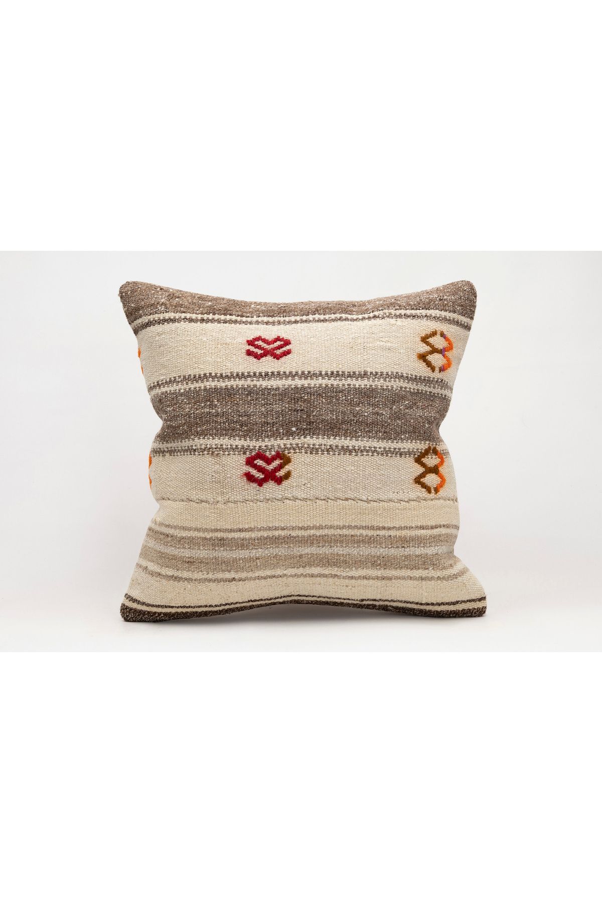 Kilim Whole Sale El Yapımı Kilim'den Yapılmış Yastık Kırlent Kılıfı, 50x50 cm