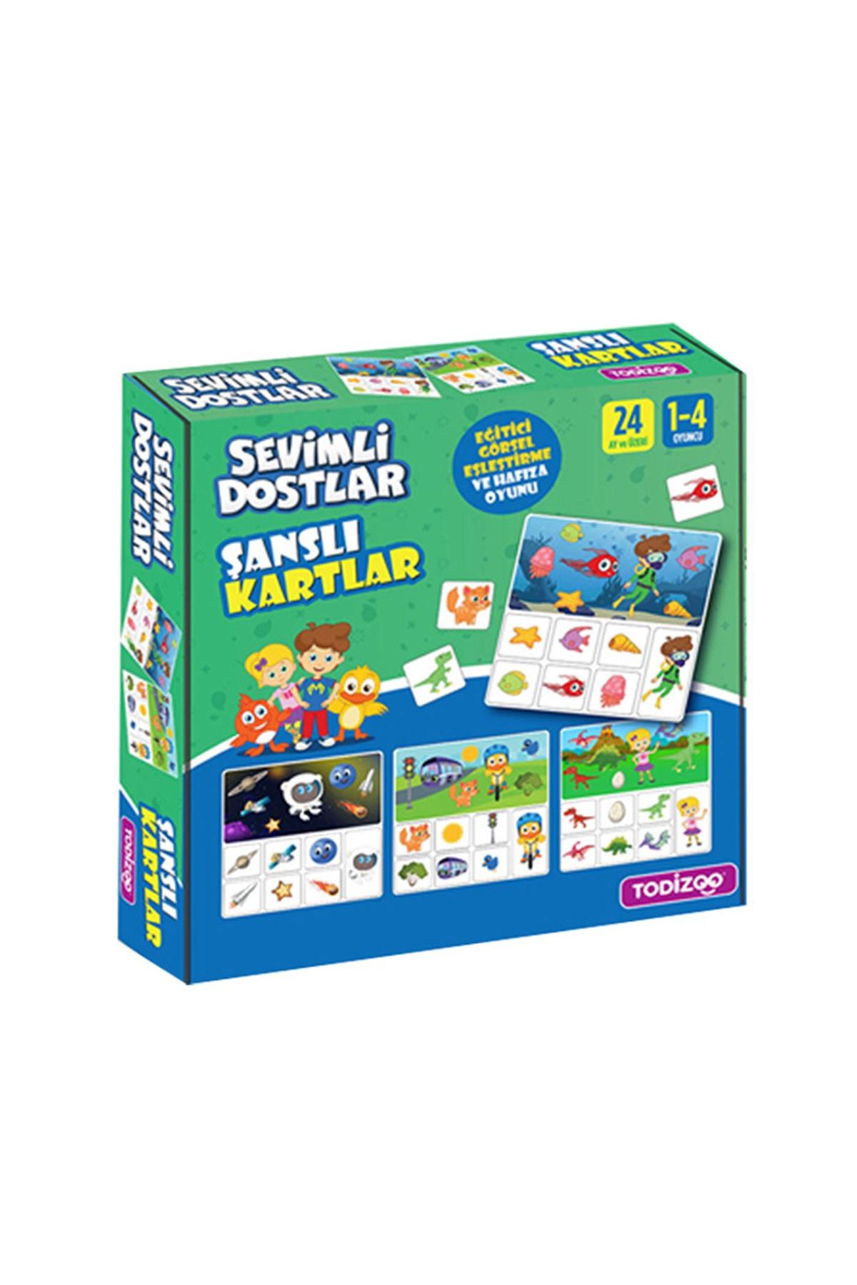 Samatlı Oyuncak SEVİMLİ DOSTLAR ŞANSLI KARTLAR 2+