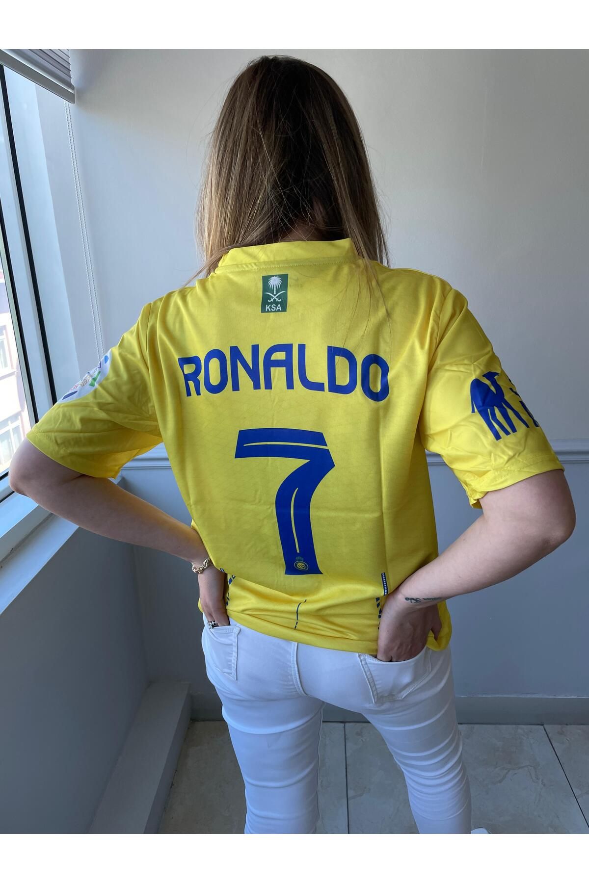 yenteks C.Ronaldo Al-Nassr İç Saha 24/25 Sezon Kısa Kol Yetişkin Forma