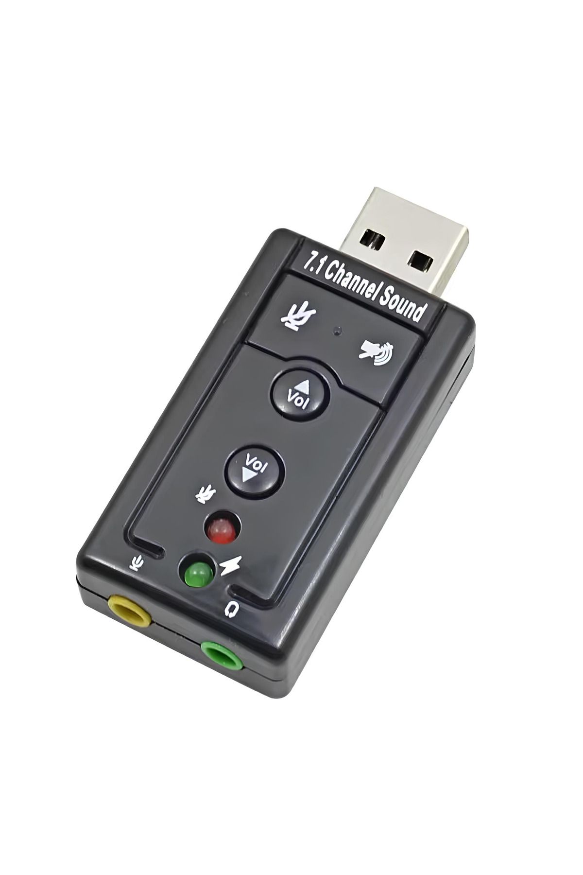SpeedUF 7.1 USB Harici Ses Kartı – Tak Çalıştır, Mikrofonlu, Laptop PC Uyumlu Ses Adaptörü