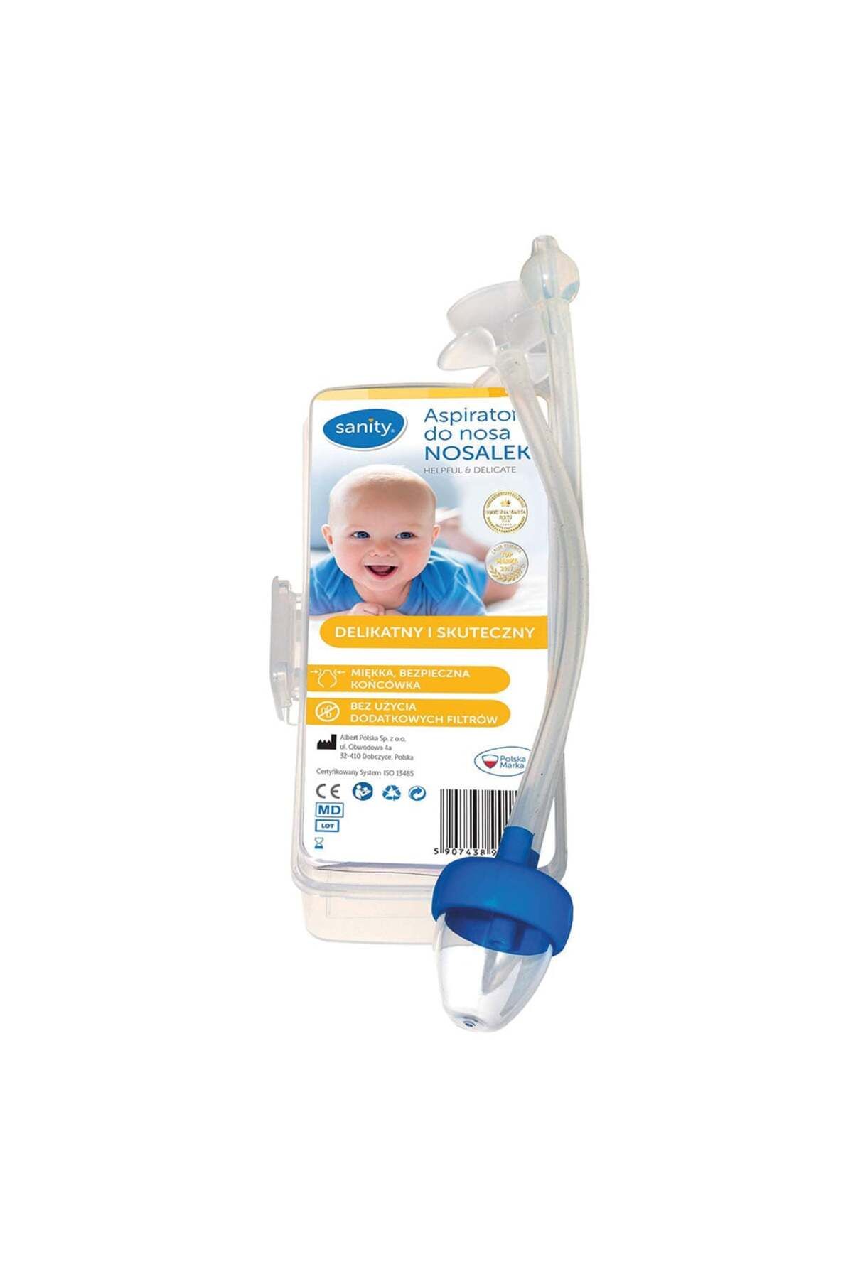 sanity Aspirator Nazal Sanity Nosalek Pentru Bebelusi Si Copii - One Size
