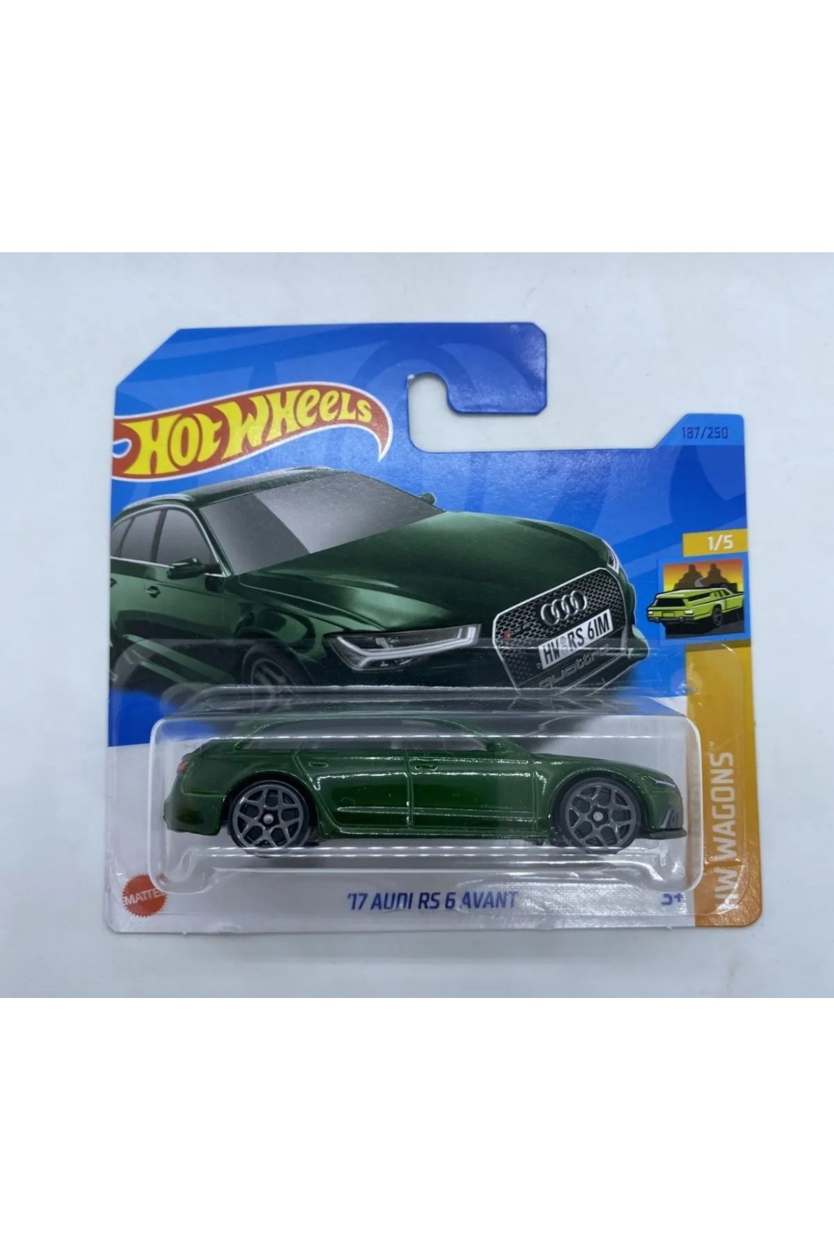 HOT WHEELS 17 Audi RS 6 Avant *Yeşil