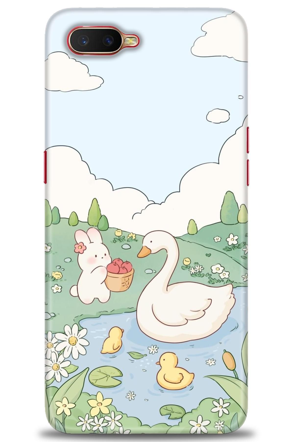 OPPO RX17 Neo İle Tam Uyumlu HD Baskılı Desenli Kılıf - Oppo - 839