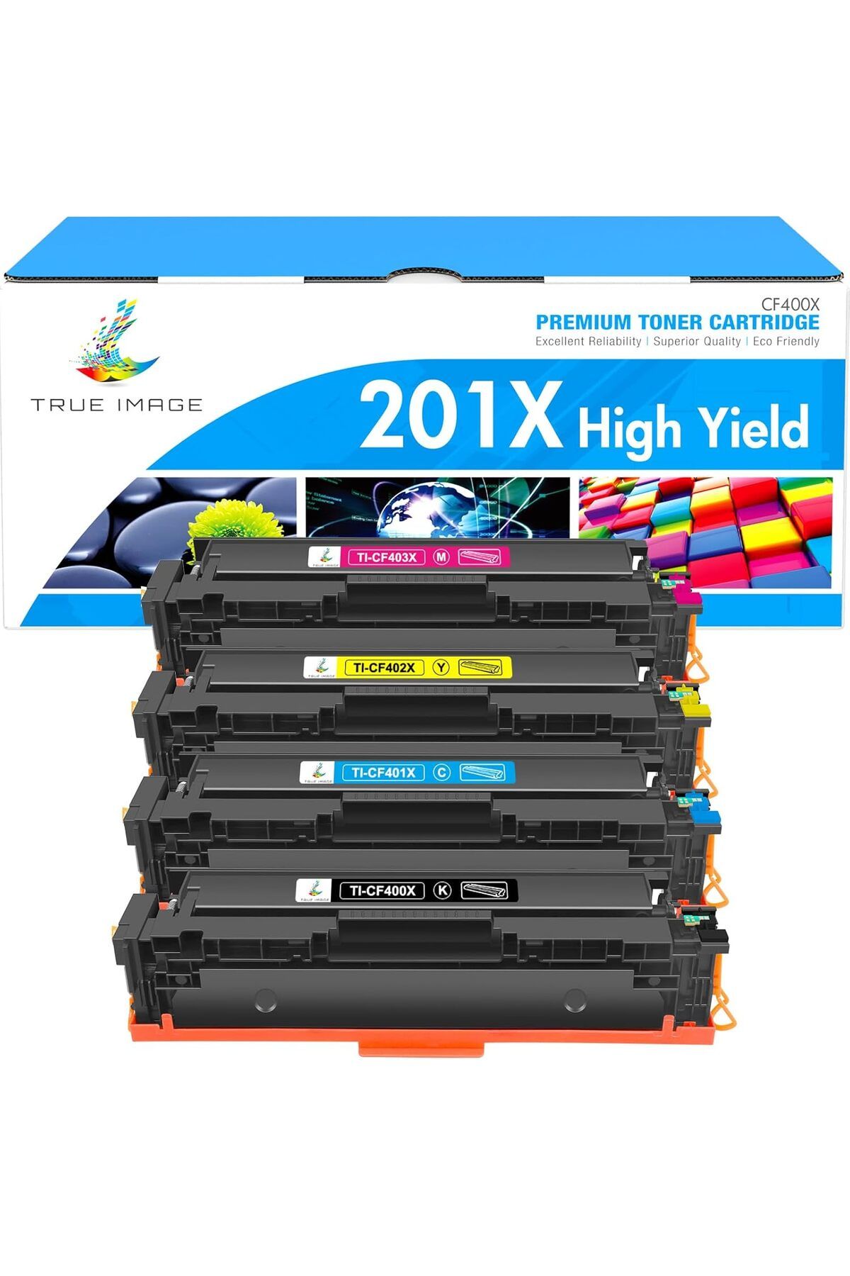 HP CF400X Color Laserjet Pro MFP M277dw M277c6 CF401X CF402X CF403X Printer Black/Cyan/Yellow/Magenta