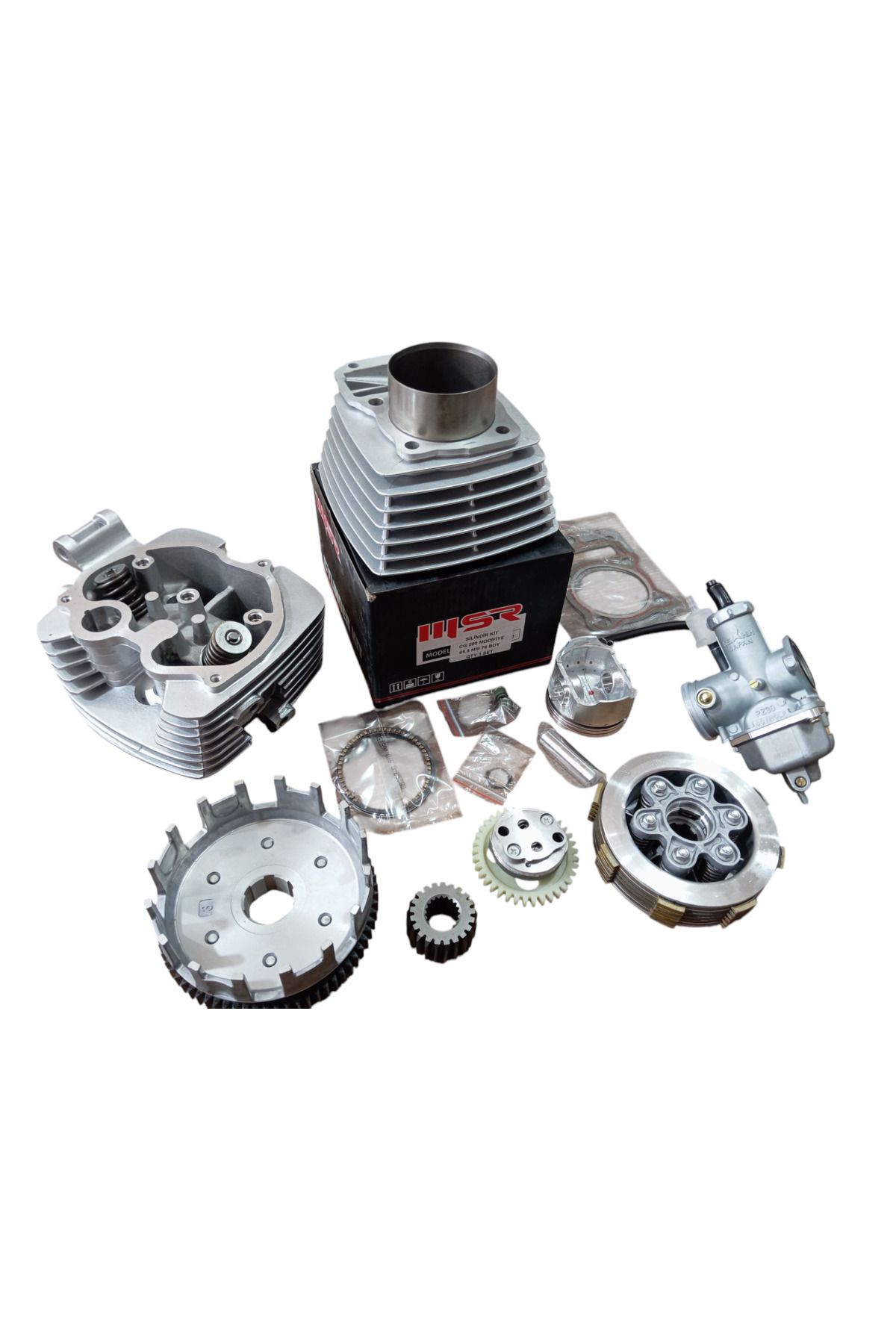 NCR CG 200 ÜST KAPAK SİLİNDİR 76 BOY 65.5 15P DEBRİYAJ SET KOMPLE KARBÜRATÖR KOMPLE