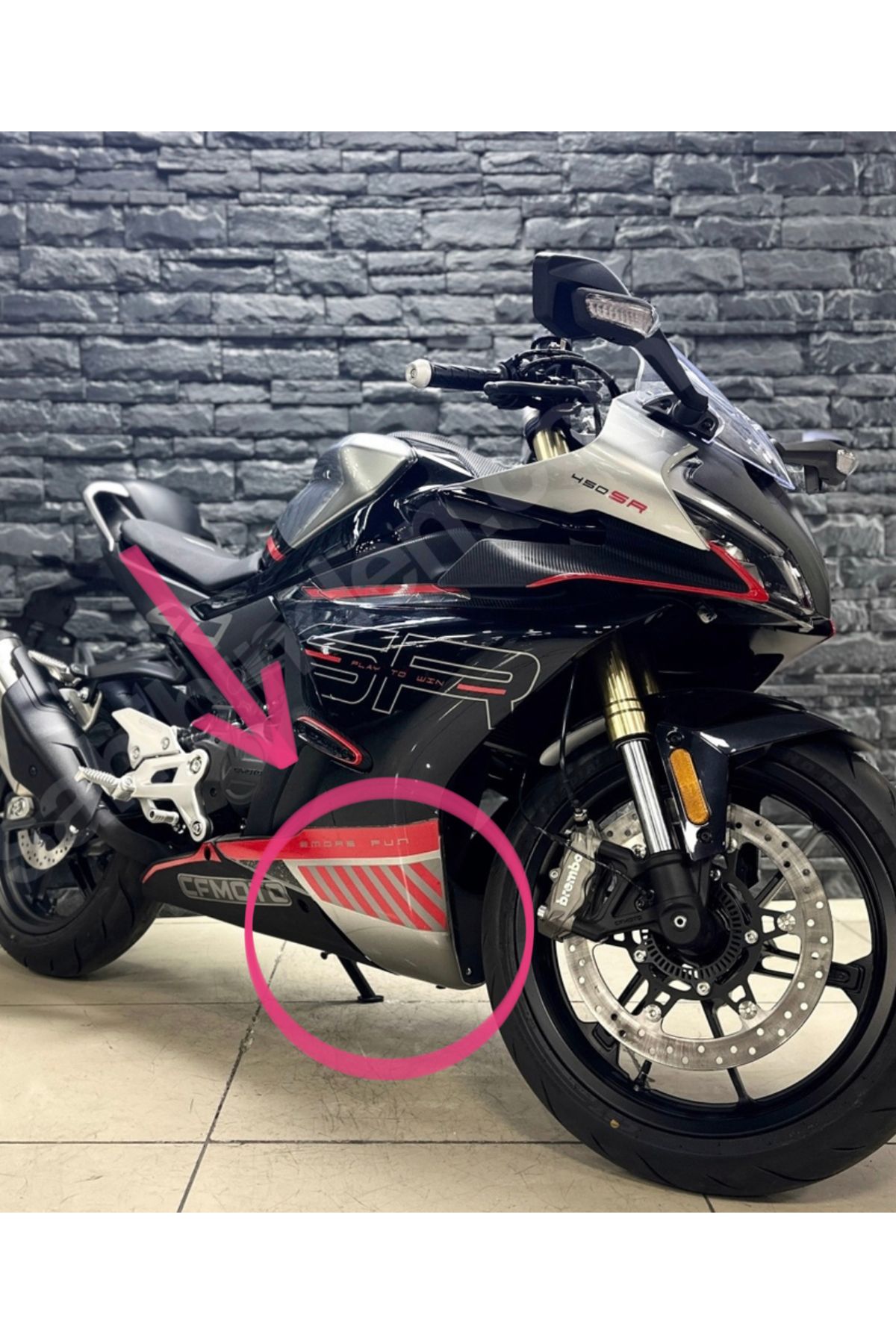 S57 GARAJ CF MOTO 450SR ALT BAGALİT