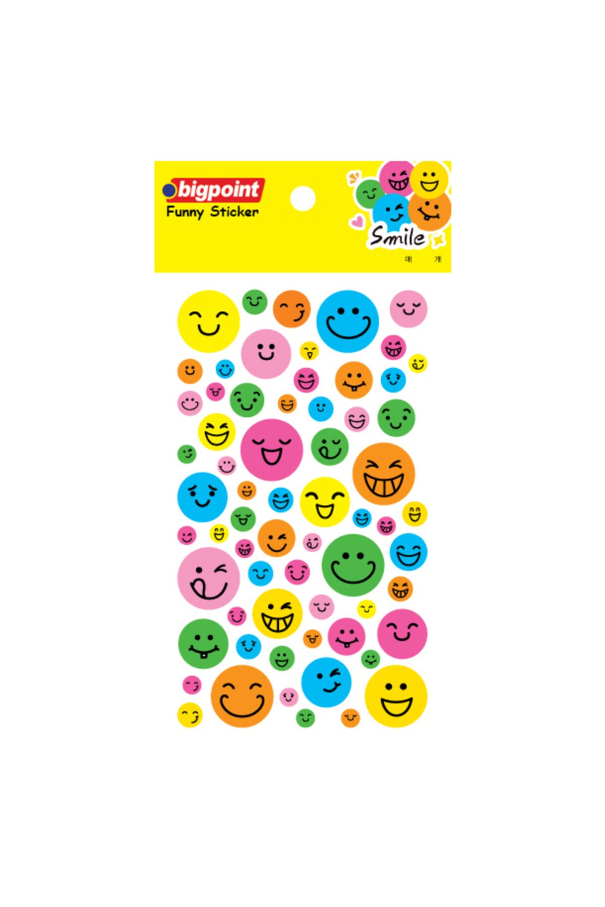 Bigpoint Sticker Hologram Smile 15'li Paket