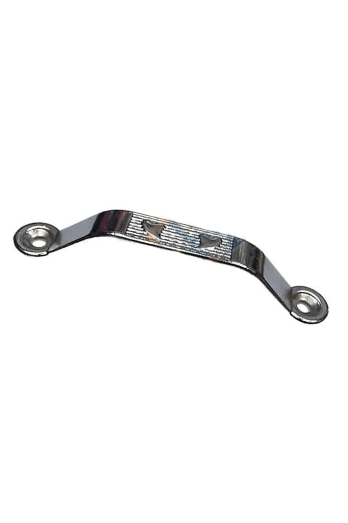 NEZADE STORE Dekoratif Zamak Kulp Dıştan - 64mm, Nikel, 1 Adet - Lisinya
