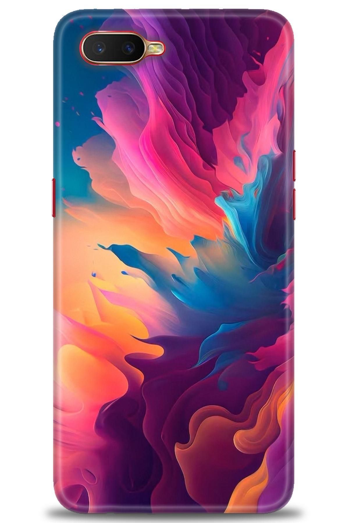 OPPO RX17 Neo İle Tam Uyumlu HD Baskılı Desenli Kılıf - Oppo - 214