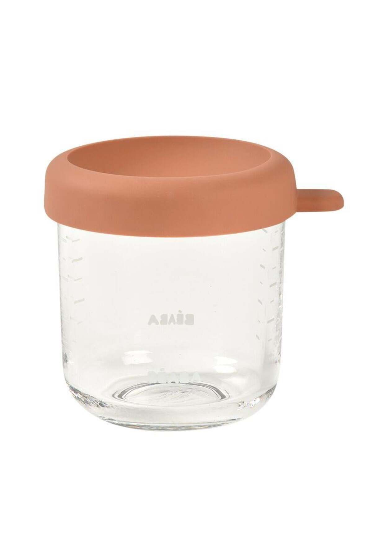 Beaba Bebek cam mama kavanozu 250 ml, Terracotta