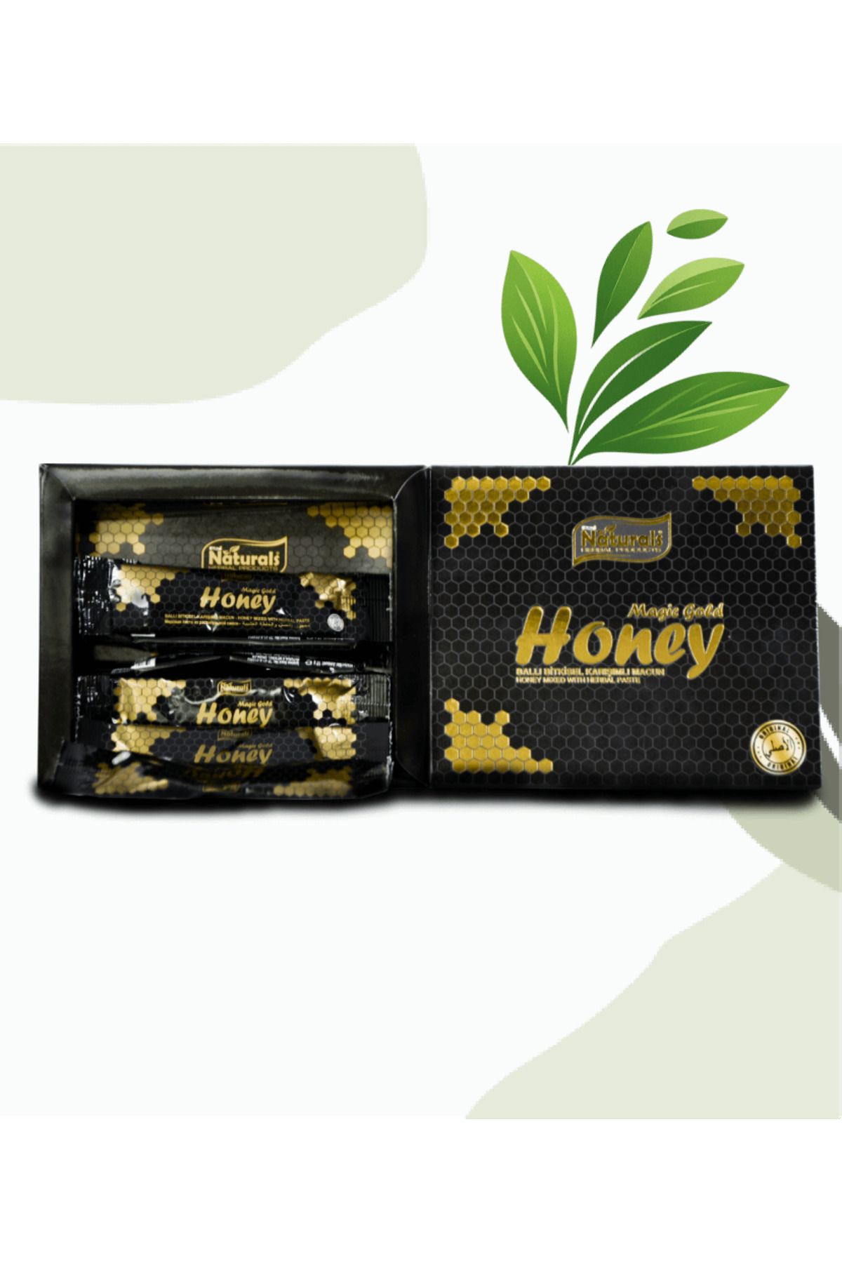 Aktiva Naturals Magic Gold Honey Özel Ballı Bitkisel Karışımlı Macun 12x12gr.