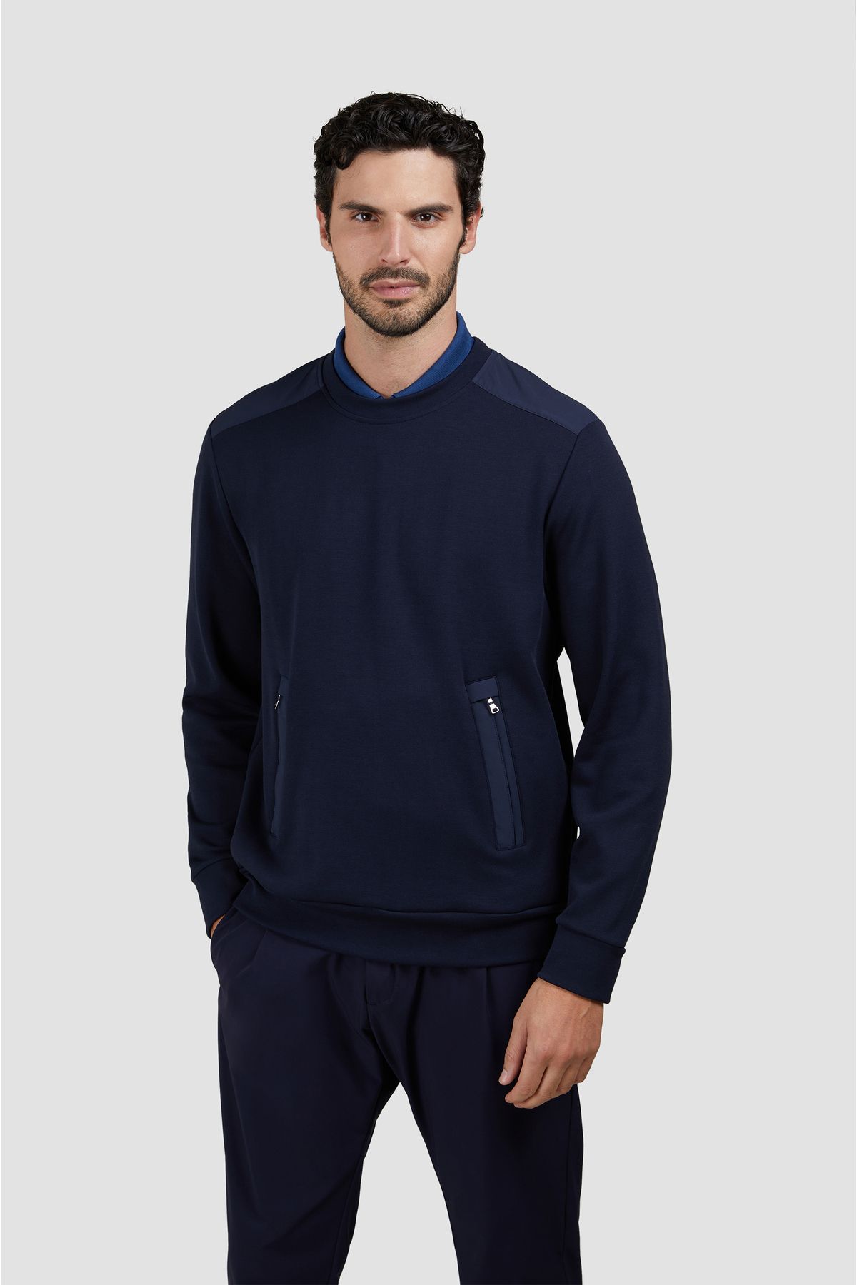PAUL&SHARK COTTON NYLON SWEATSHIRT