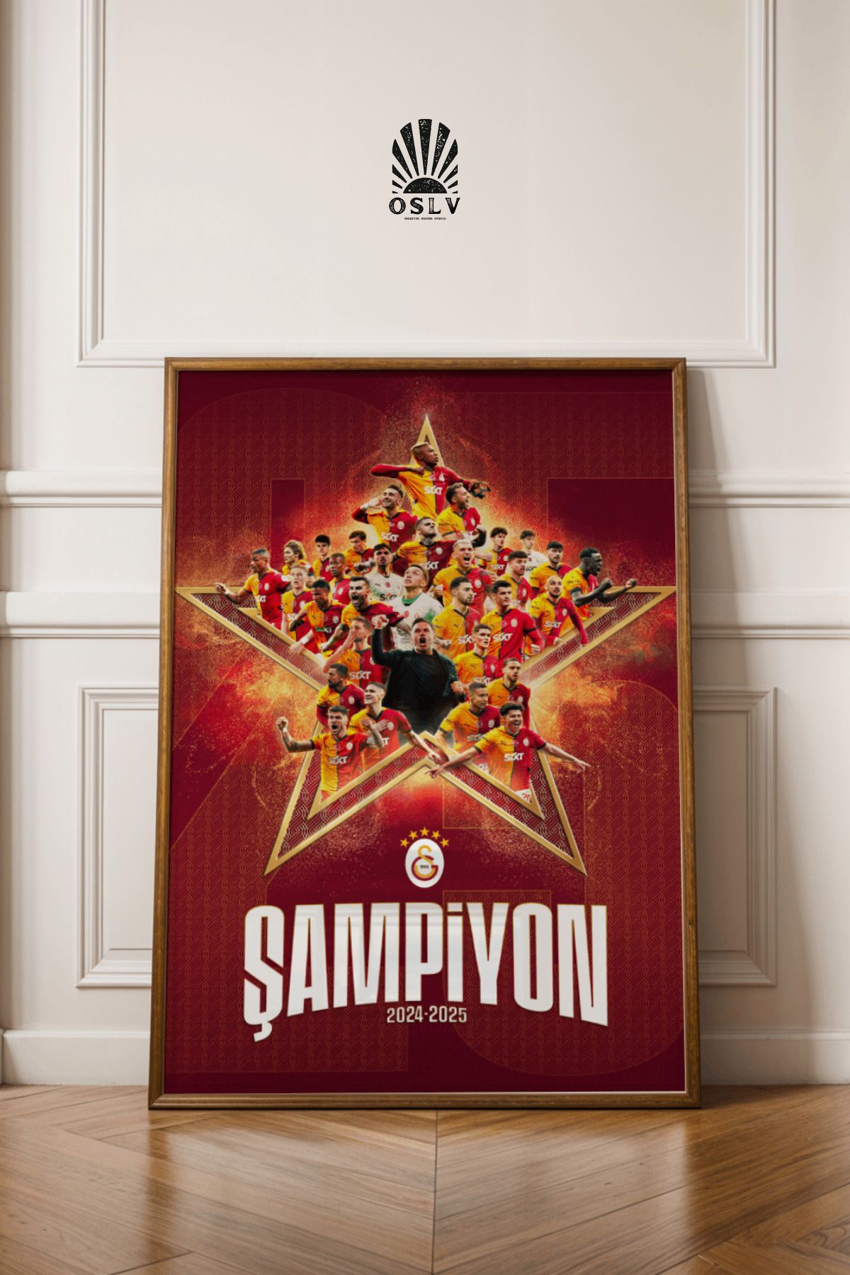 Osliva Shop Futbolcu Posteri, Çerçevesiz Poster, Yüksek Kaliteli Poster