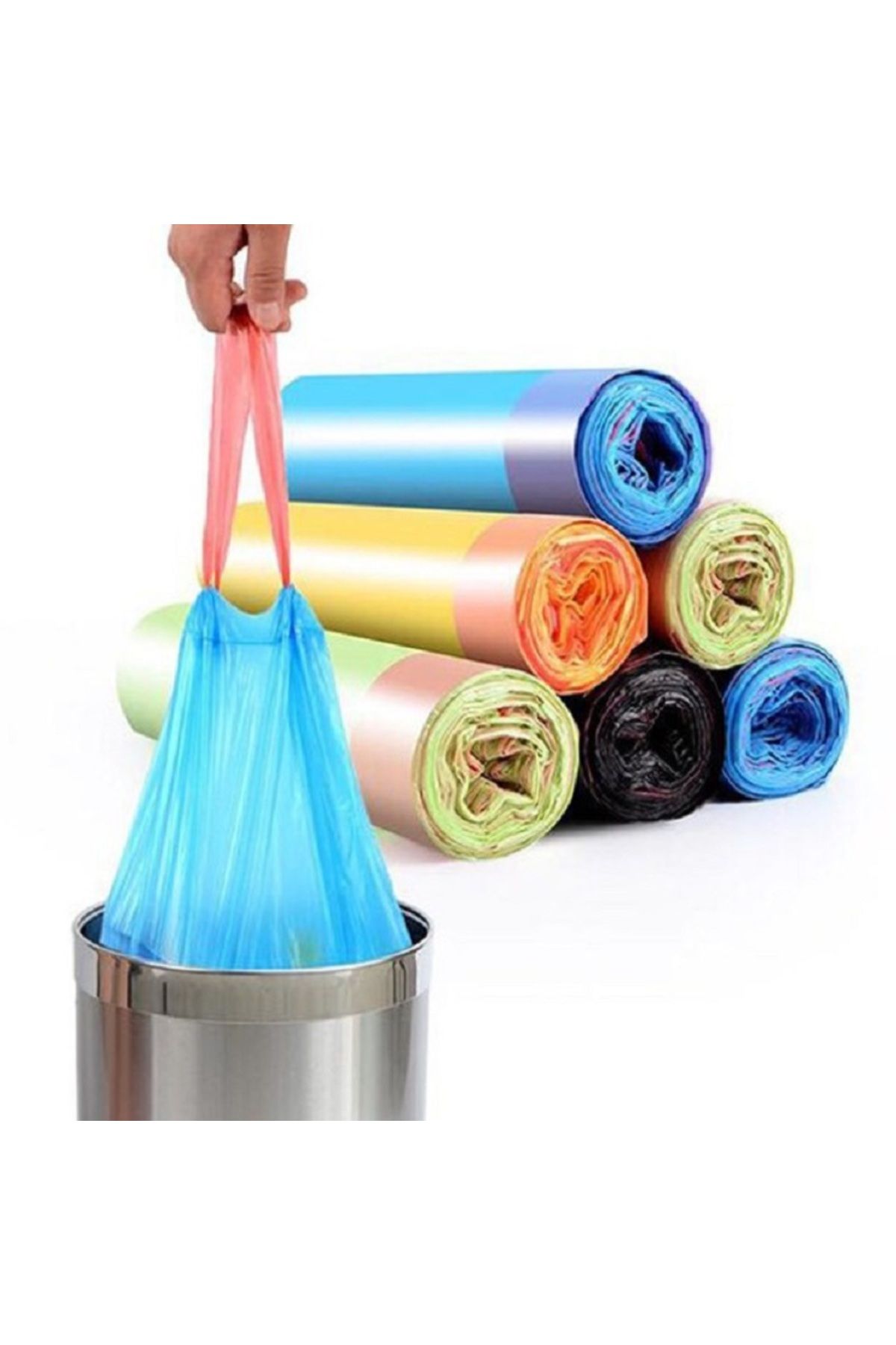 SERA-Garbage Bag Drawstring Lemon Scented Large Size 10 Pieces 65 X 70 cm X 8 Packs 3