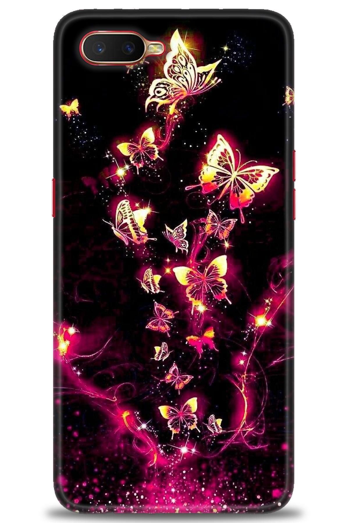 OPPO RX17 Neo İle Tam Uyumlu HD Baskılı Desenli Kılıf - Oppo - 614