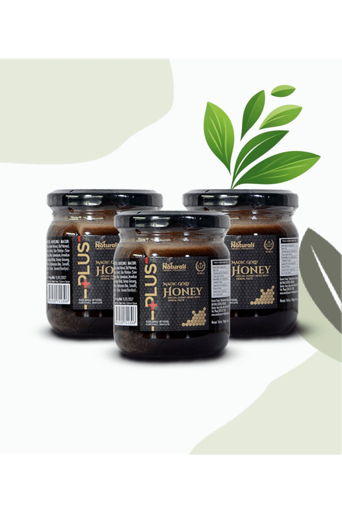 Aktiva Naturals Üçlü Magic Gold Honey Plus Özel Ballı Bitkisel Karışımlı Macun 240GR.