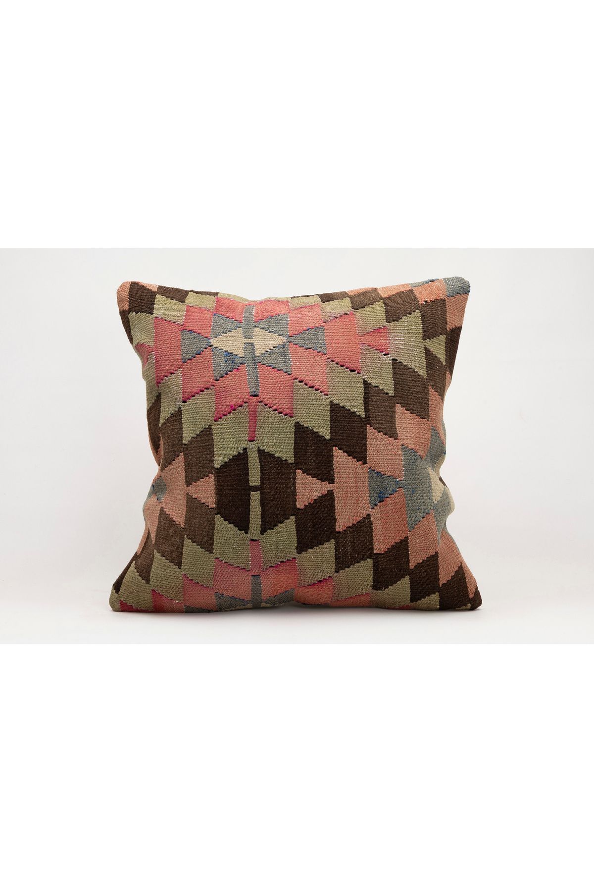 Kilim Whole Sale El Yapımı Kilim'den Yapılmış Yastık Kırlent Kılıfı, 50x50 cm