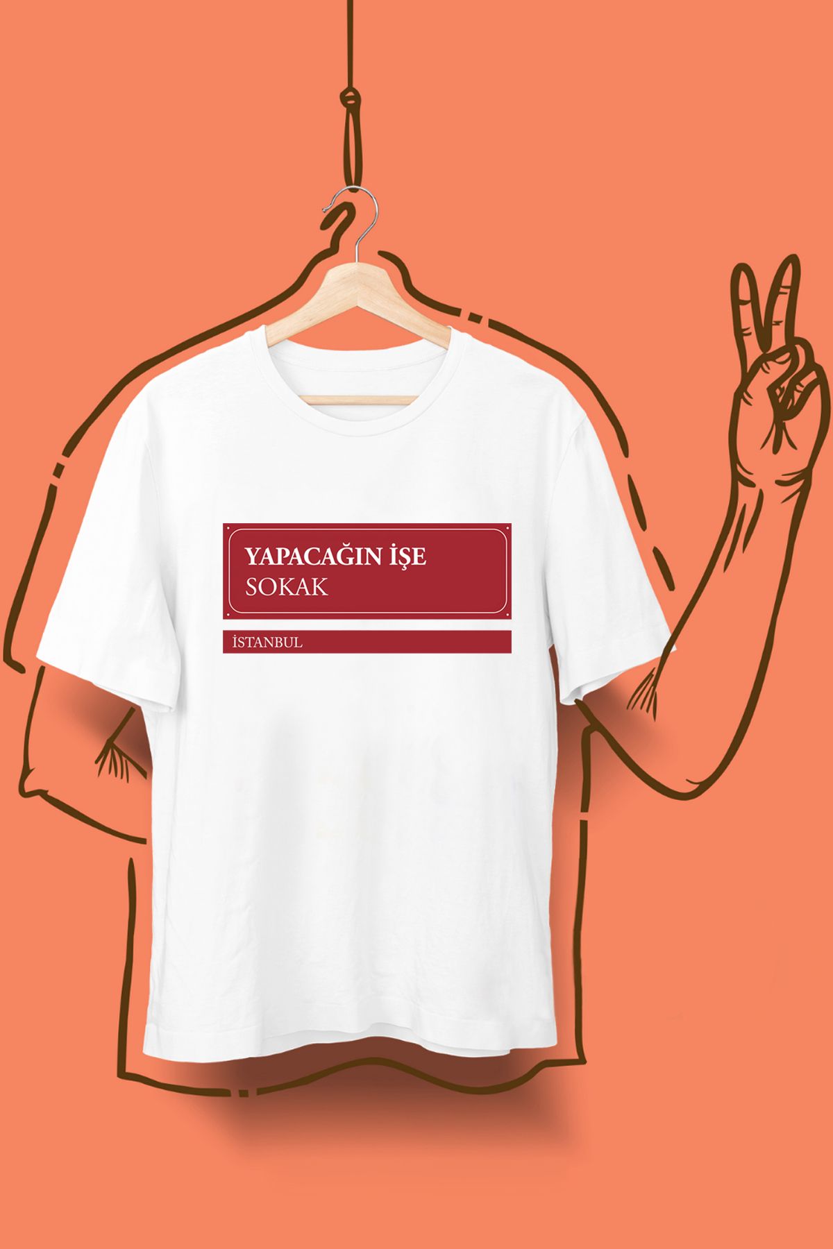 VİZYON İKRA YAPACAĞIN İŞE SK. Baskılı Unisex T-shirt/Tişört - TÜM YAŞ GRUPLARI