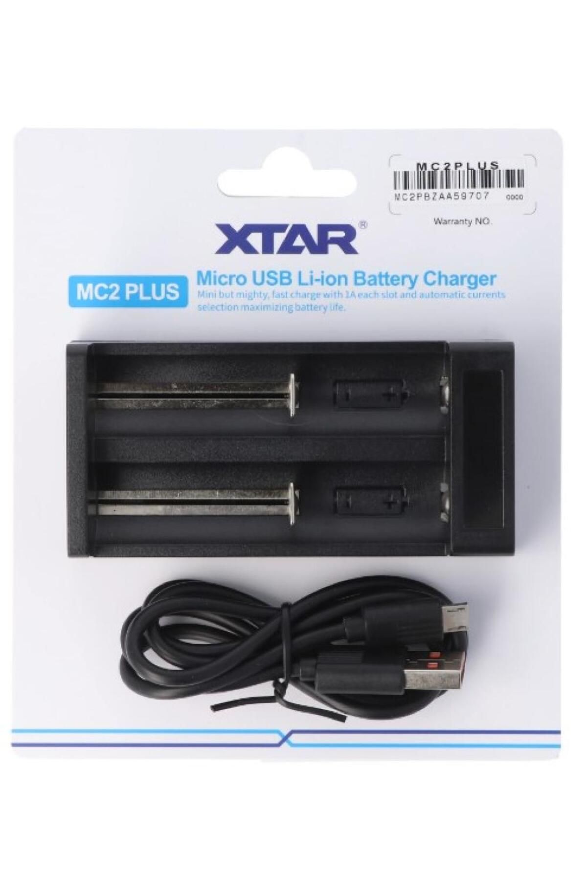 ESTİKO Xtar MC2 Plus İkili Li-ion Pil Şarj Cihazı