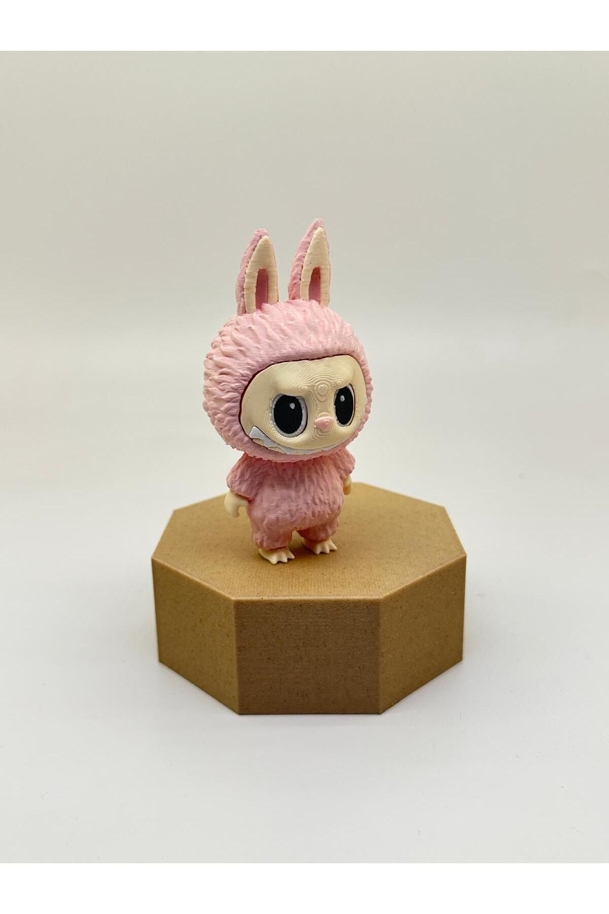 fyne Labubu Figür Anahtarlık Pla | Küçük Boy | 9,5cm | Pembe