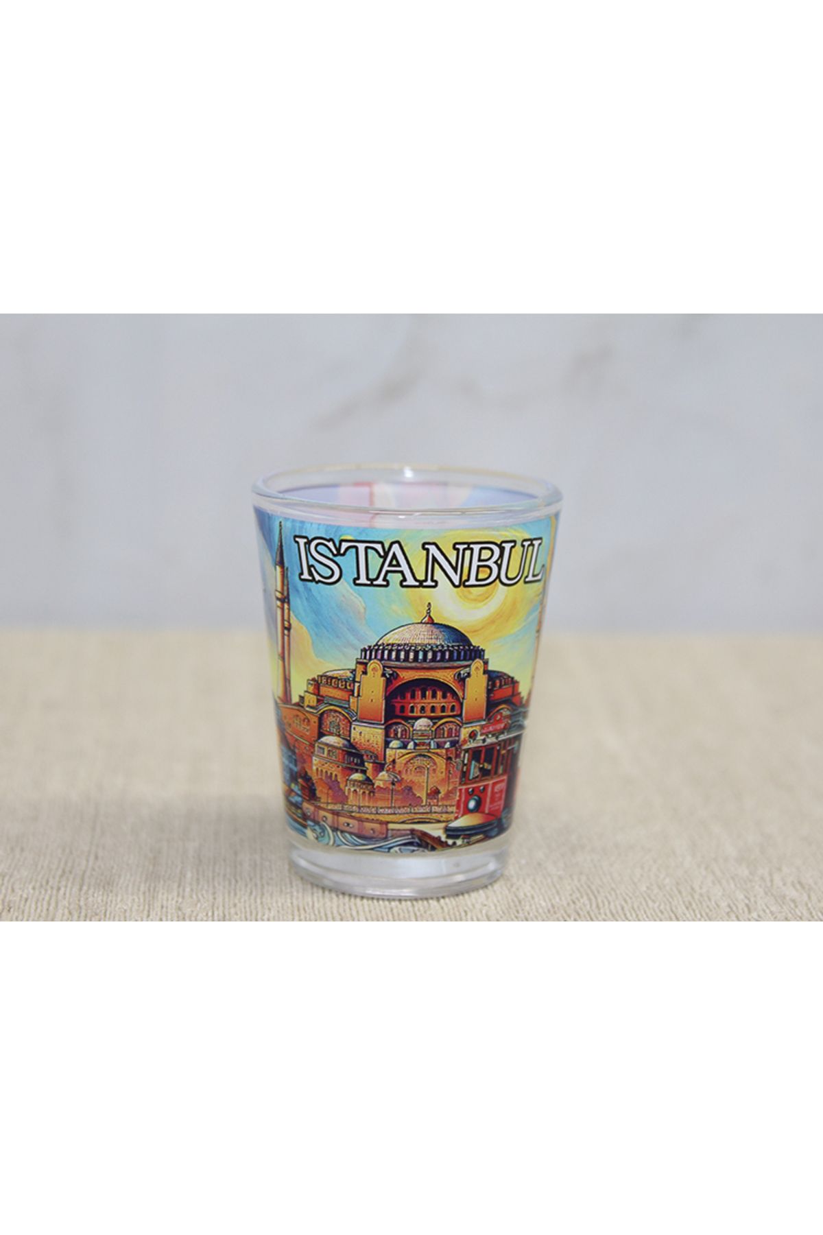 Vivesta Shop İstanbul Temalı Cam Shot Bardak