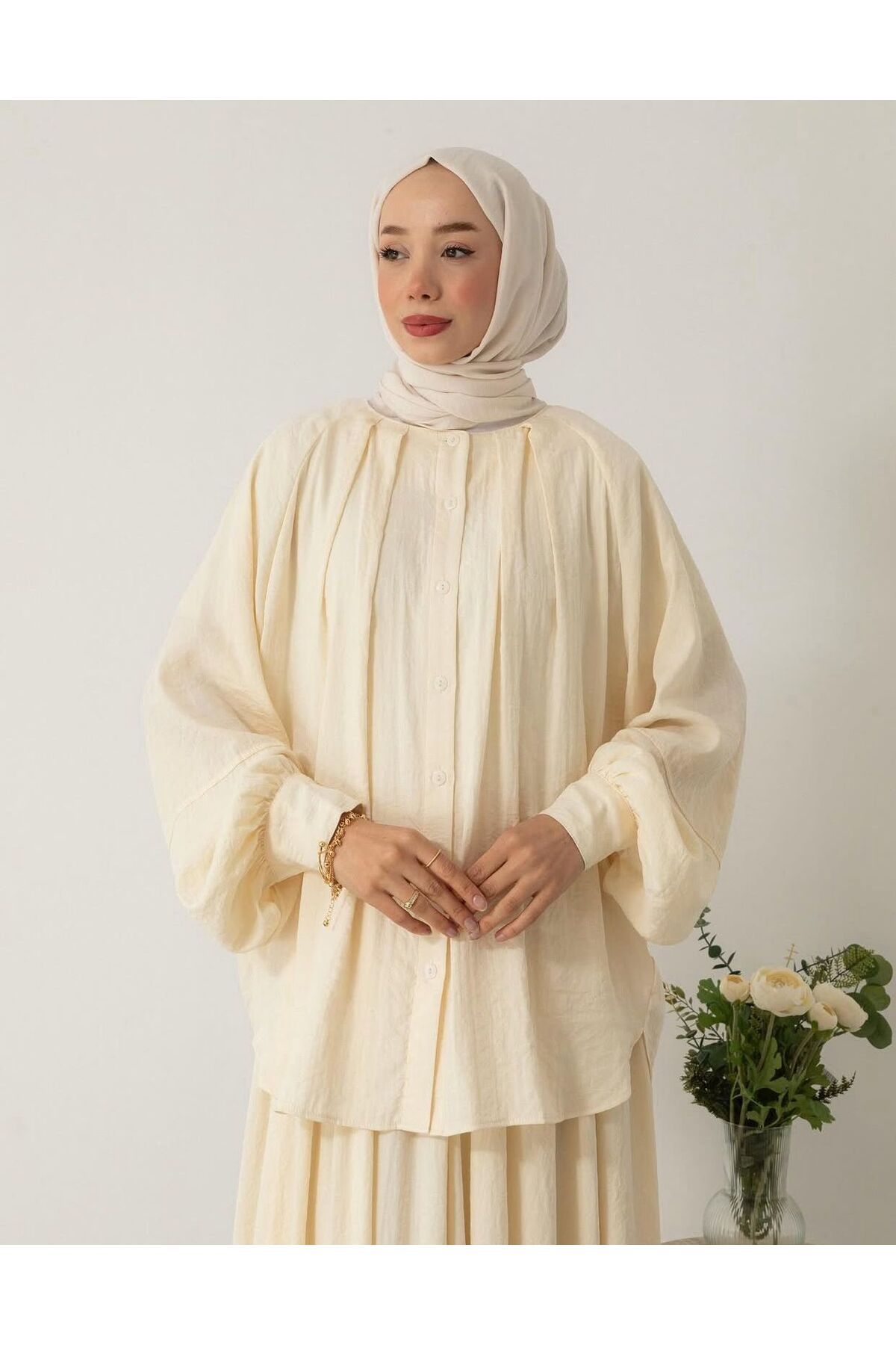 Meri 6428 KETEN ETEKLİ TAKIM