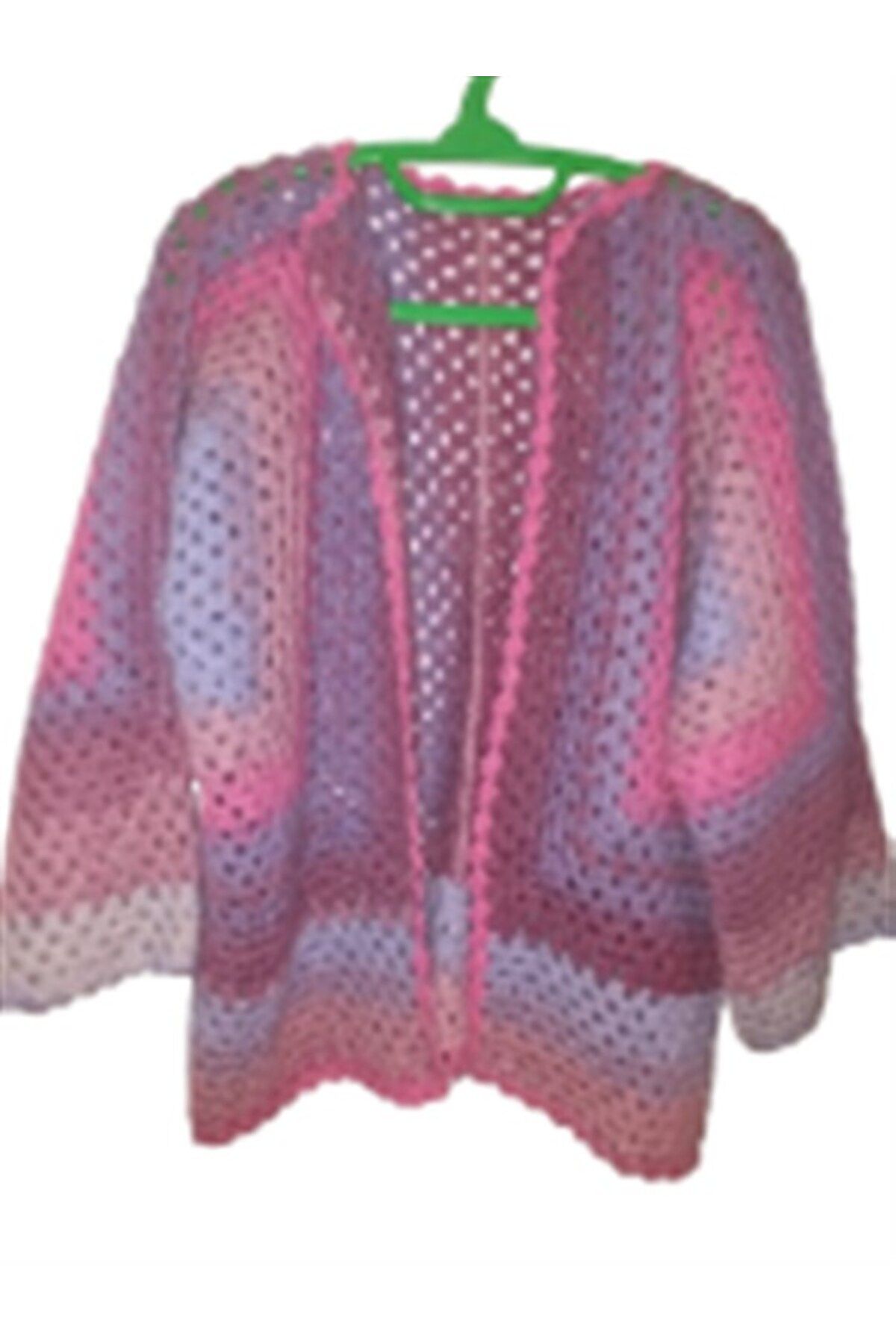 eL&Ma Design Kadın Etnik Otantik Çok Renkli Anne & Kız Altıgen Hırka (1 Tk.)
