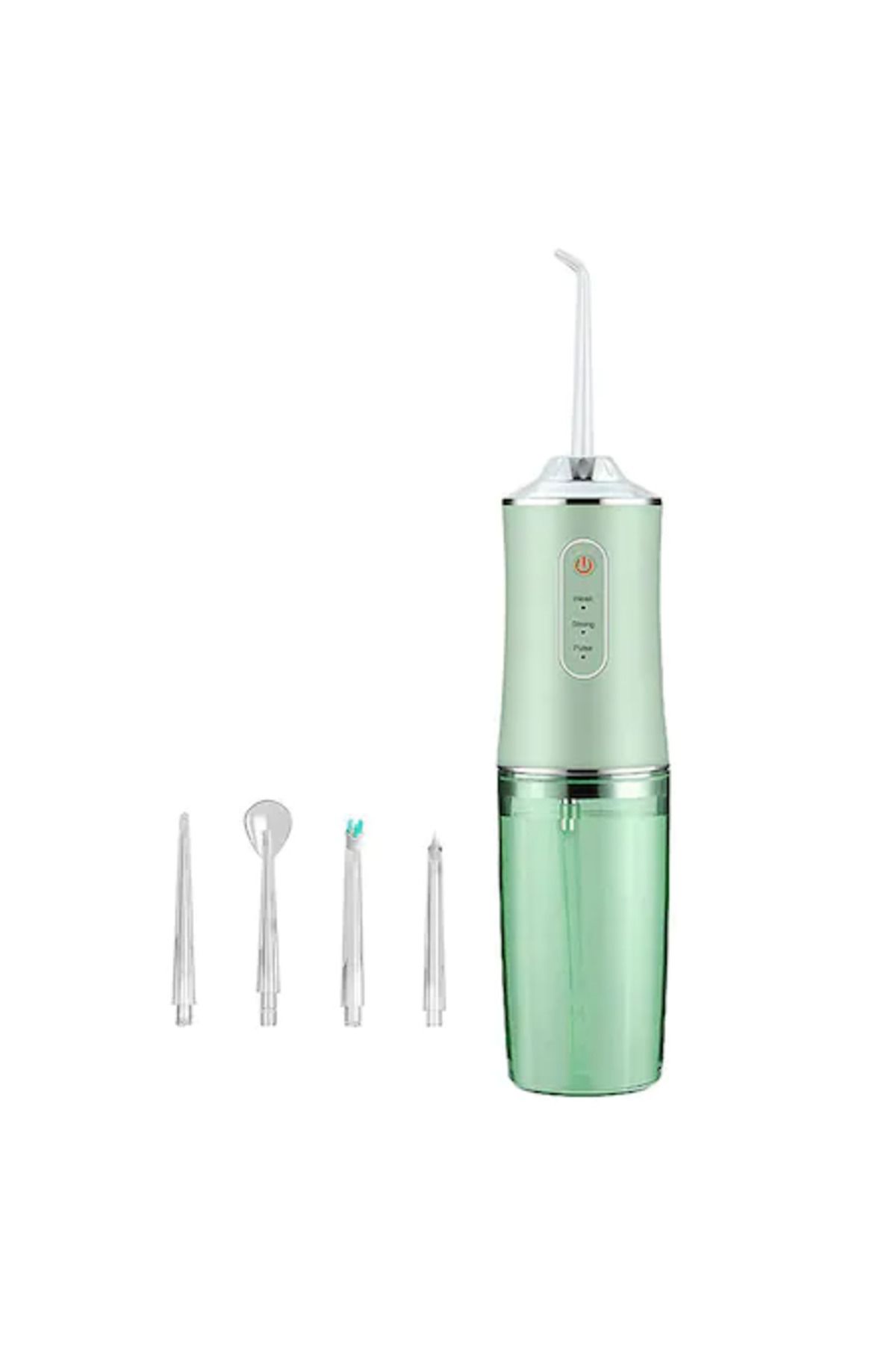 FOXMAG24 Irigator Oral Profesional Pentru Curățarea Dentară, 4 Duze Antitartru, Portabil, Rezervor De 220 Ml, - One Size