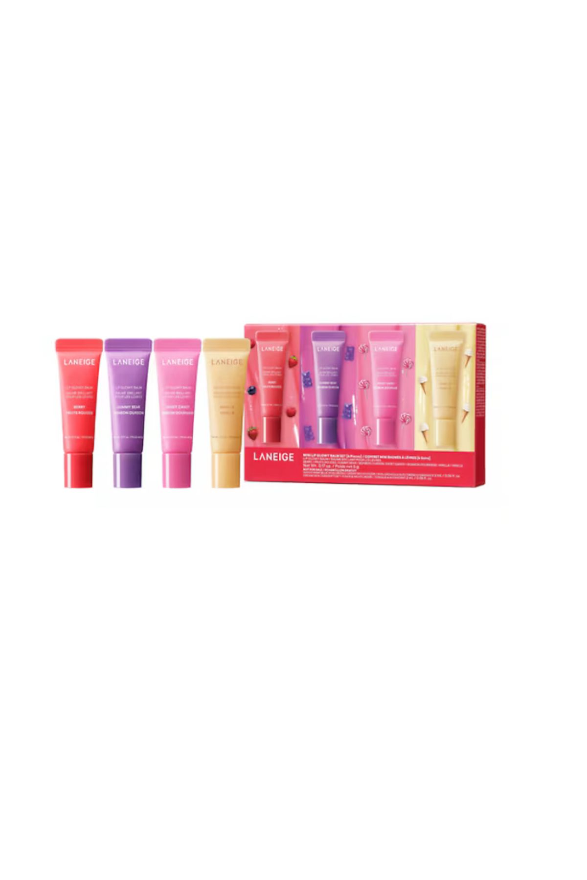 Laneige Mini Dudak Parlatıcı Seti 4 Lü Makyaj Seti Elsbeauty