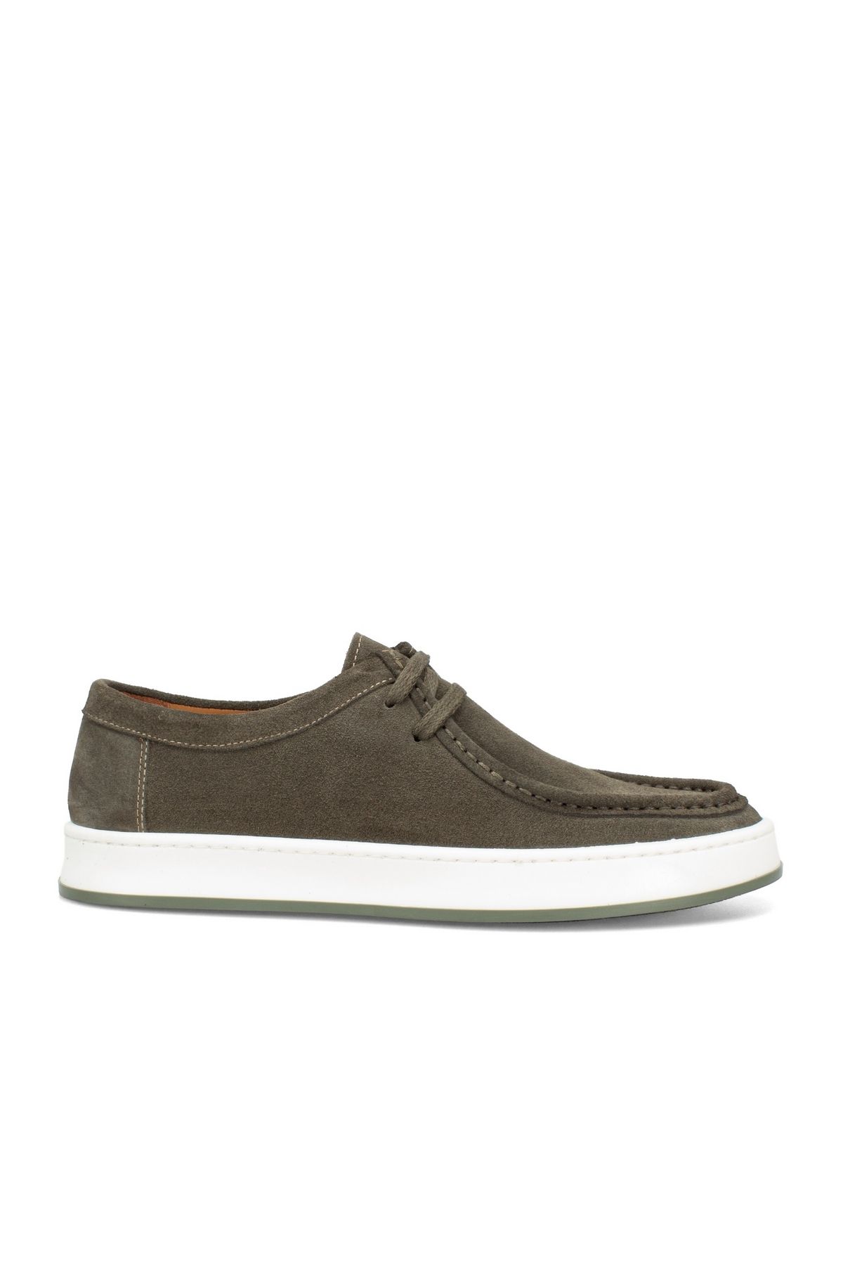 Alba Hakiki Yumuşak Deri Design Erkek Sneaker