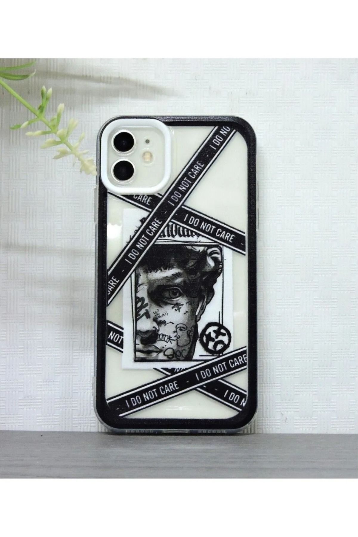 LUXKLAS iphone 11 baskılı şeffaf kılıf Aa kalite