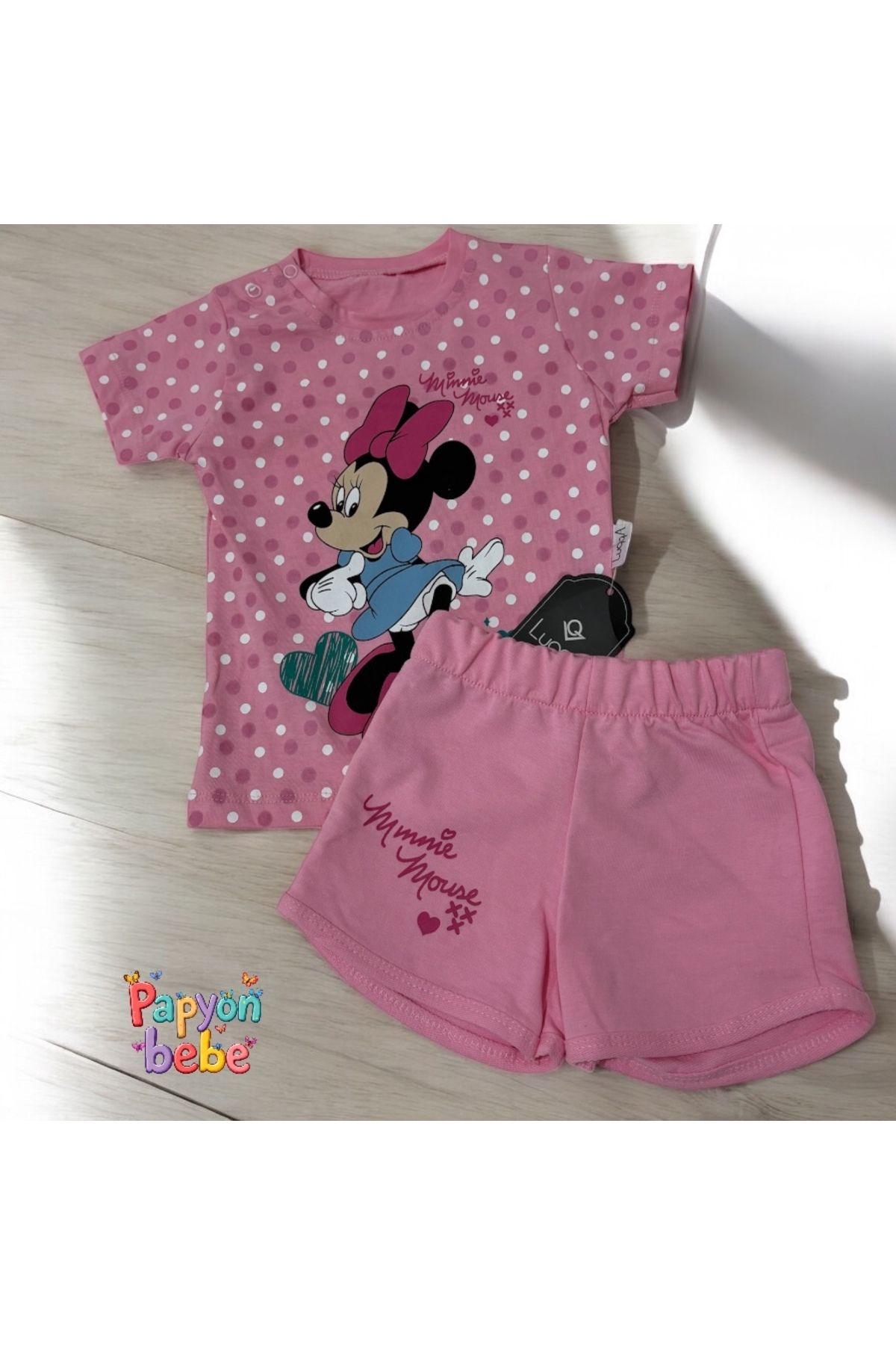 Luqqa Bebek ikili takımm minnie mouse