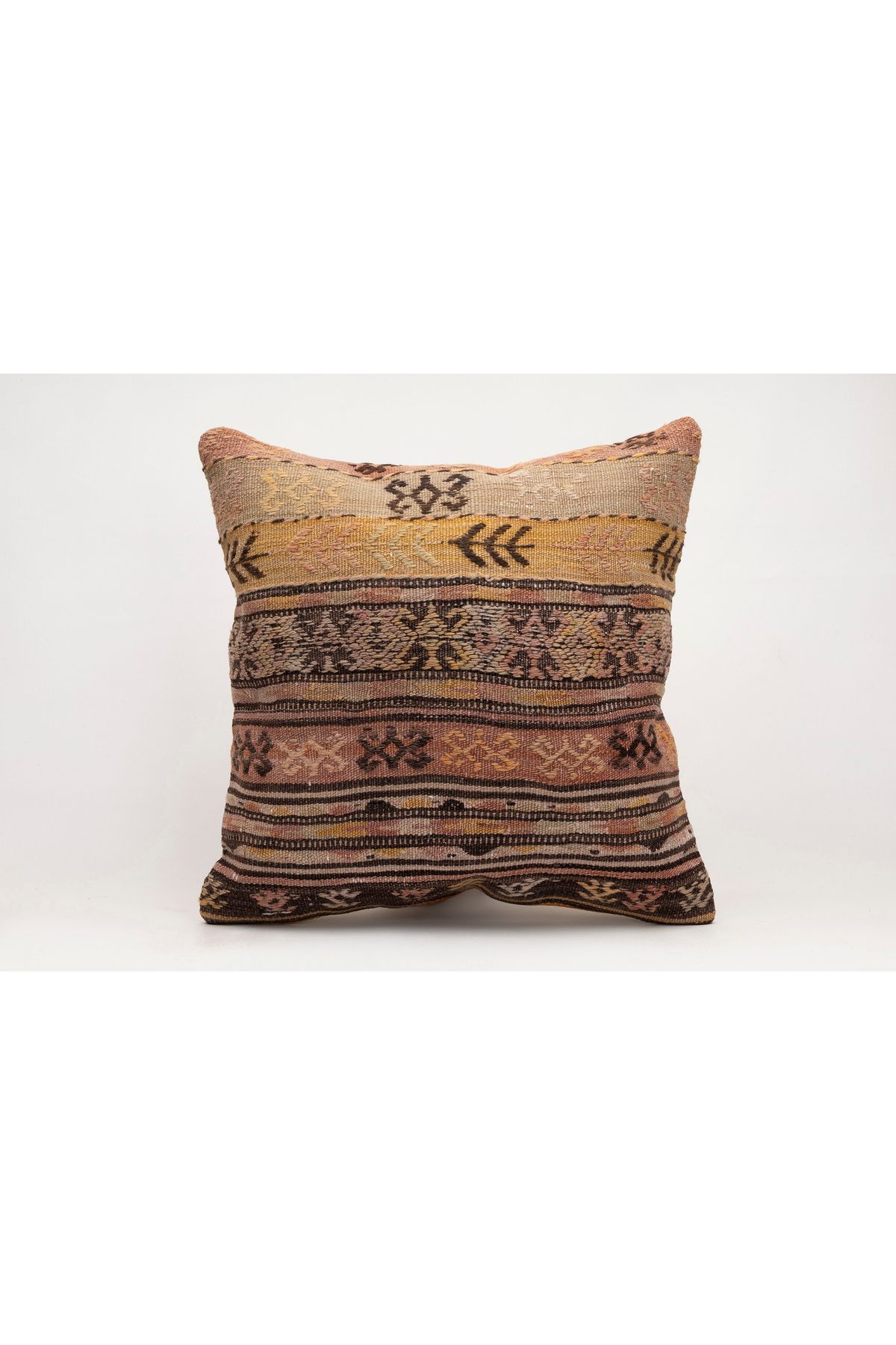Kilim Whole Sale El Yapımı Kilim'den Yapılmış Yastık Kırlent Kılıfı, 50x50 cm